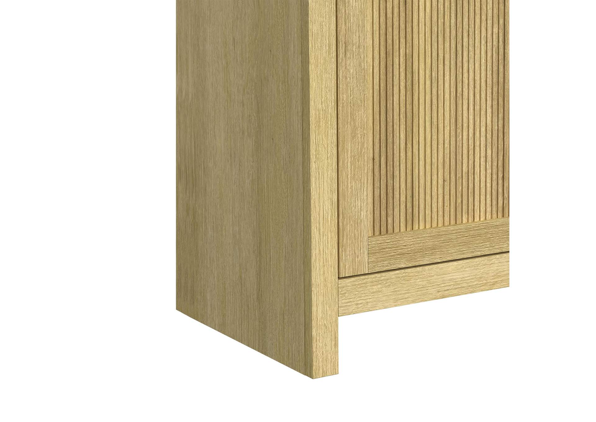 Ridgemont Complete 60 Fireplace Cabinet In Natural - Single Pack image 5