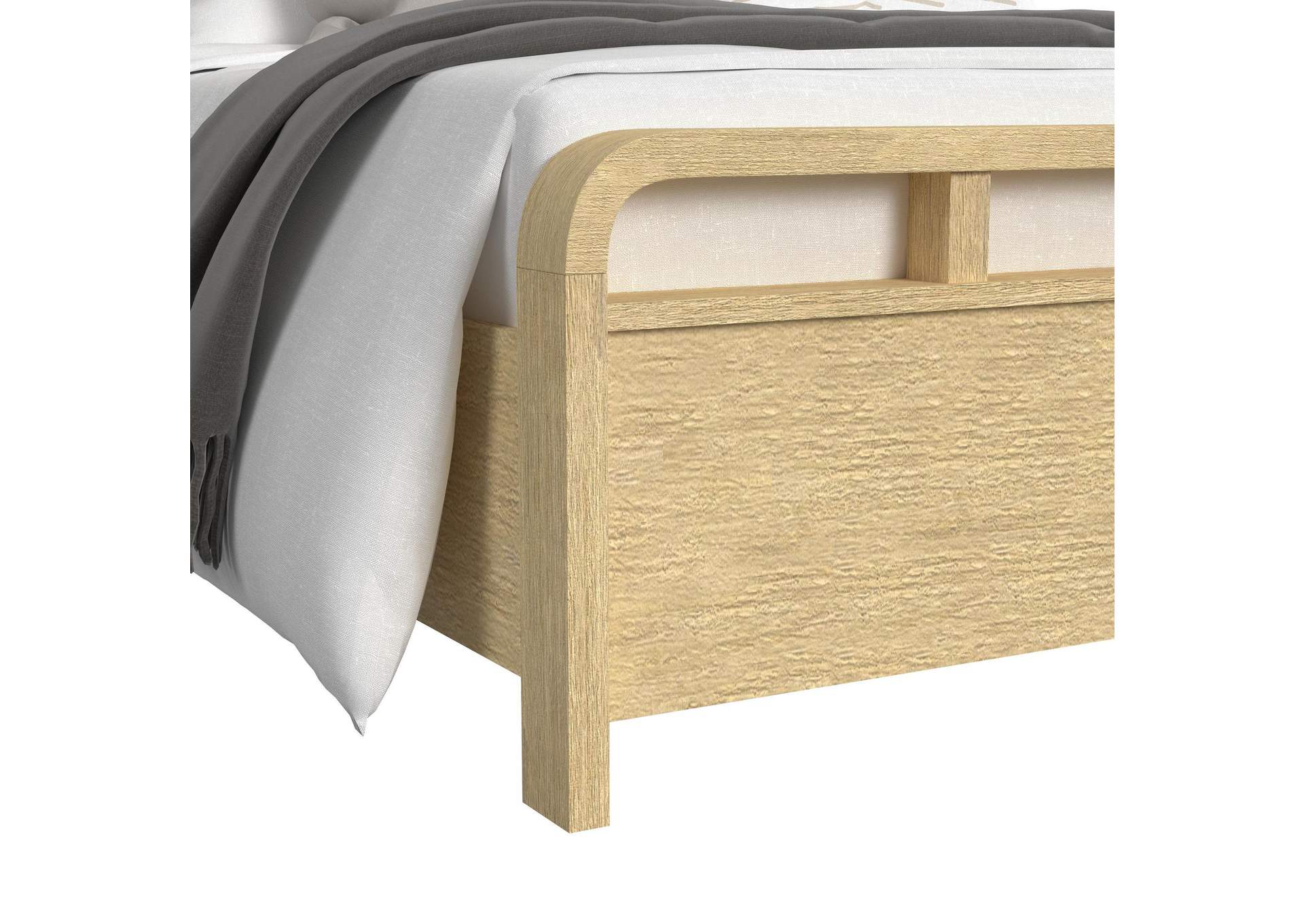 Ridgemont Full Panel Bed In Natural image 6
