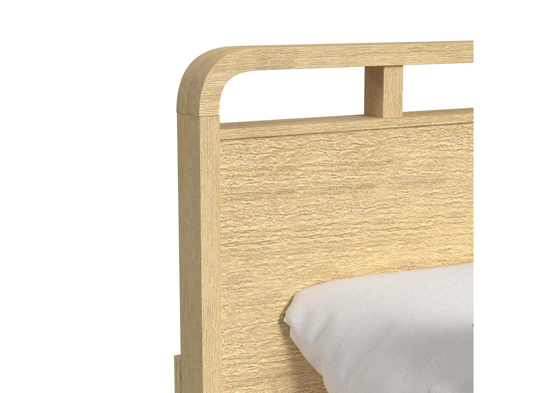 Ridgemont Full Panel Bed In Natural image 5