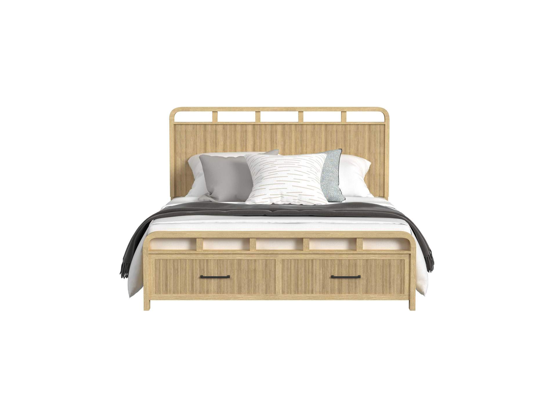 Ridgemont King Storage Bed In Natural image 4