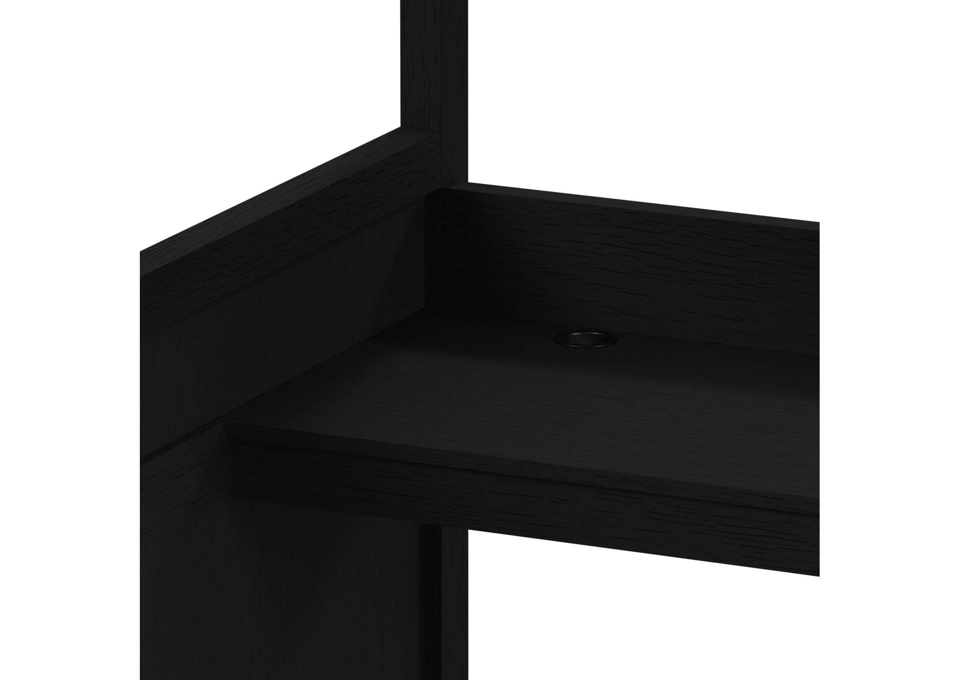 Ridgemont Loft Complete Bunk Bed In Black With Grain image 4