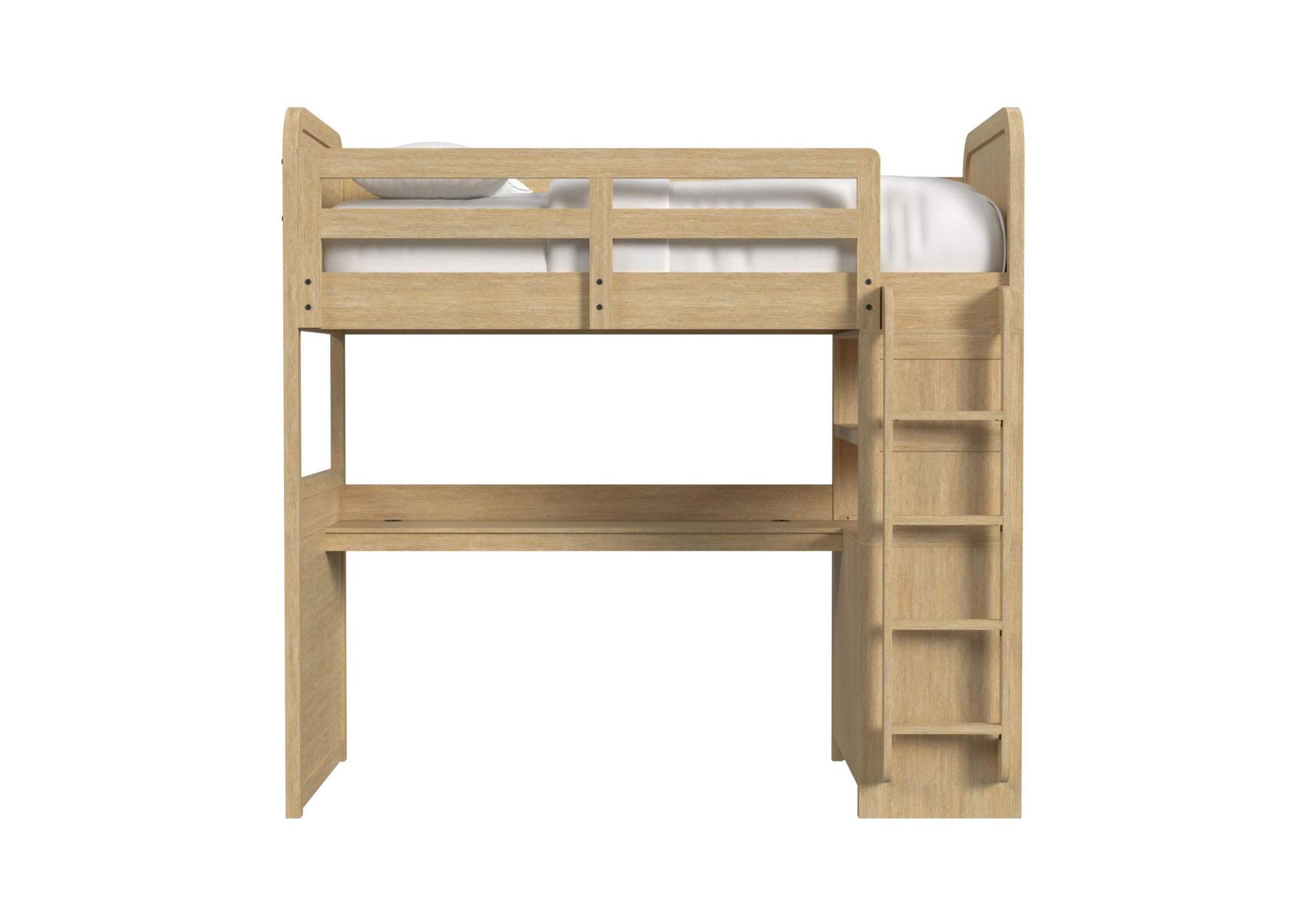 Ridgemont Loft Complete Bunk Bed In Natural image 9