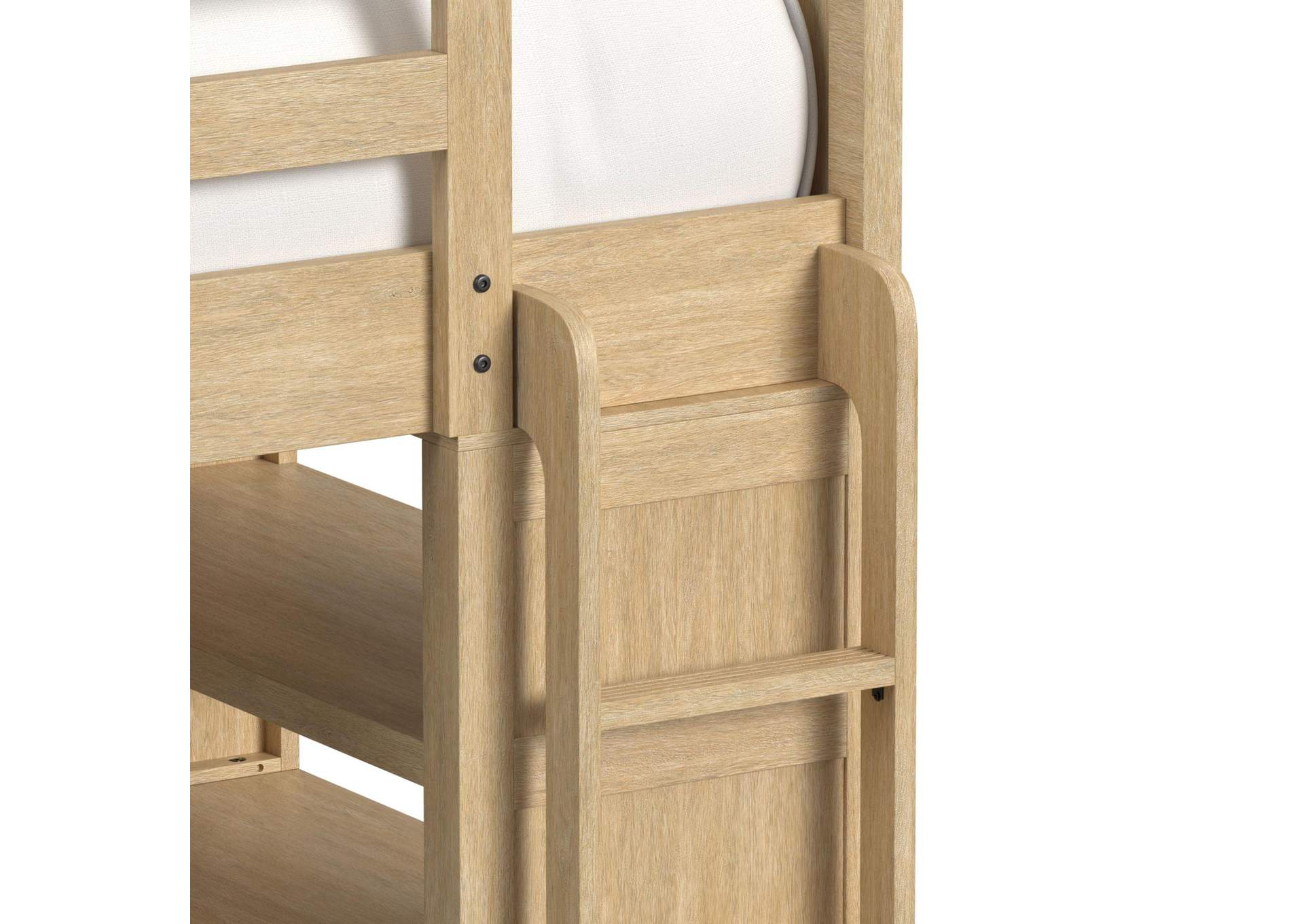 Ridgemont Loft Complete Bunk Bed In Natural image 4