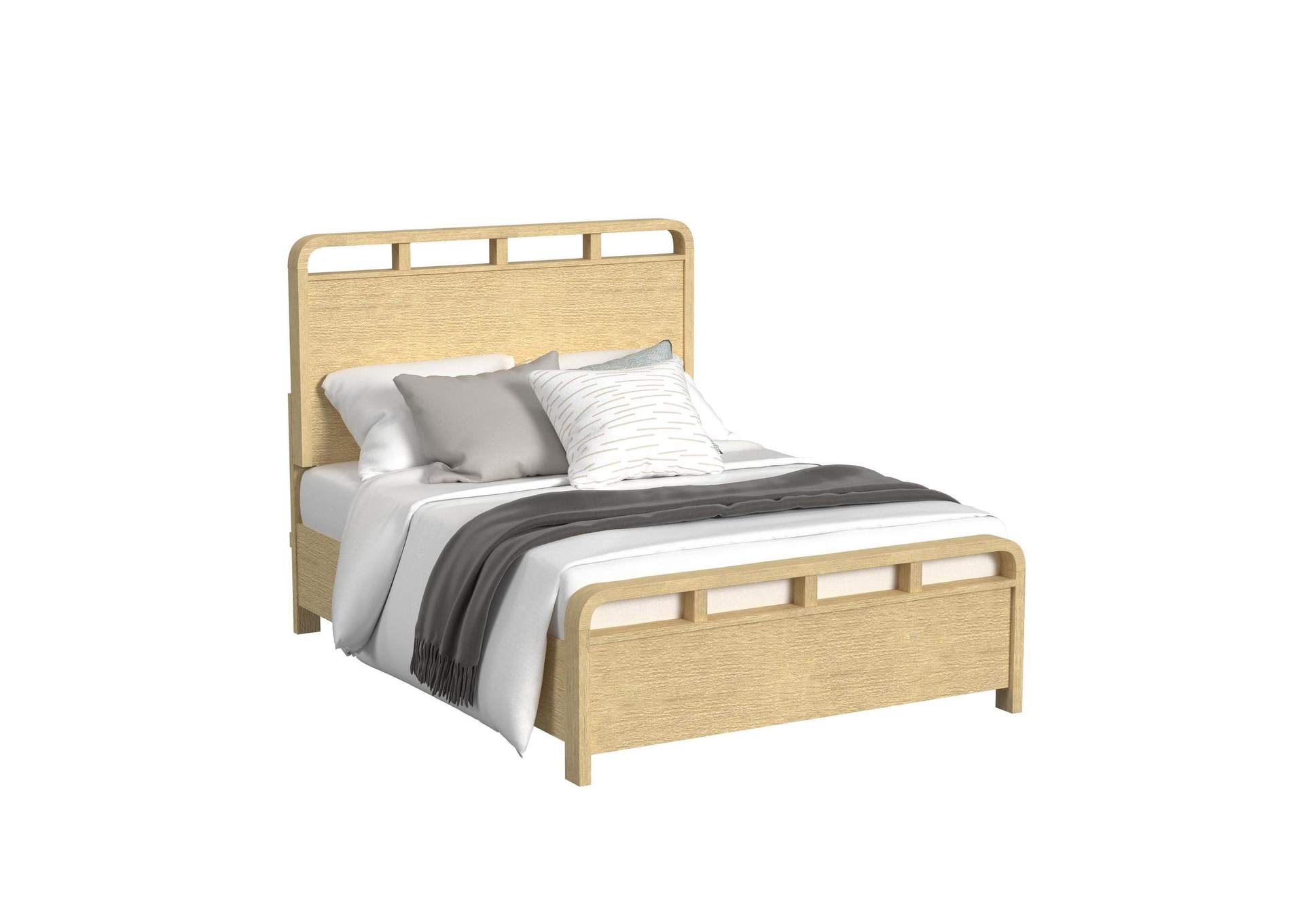 Ridgemont Full Panel Bed In Natural image 3