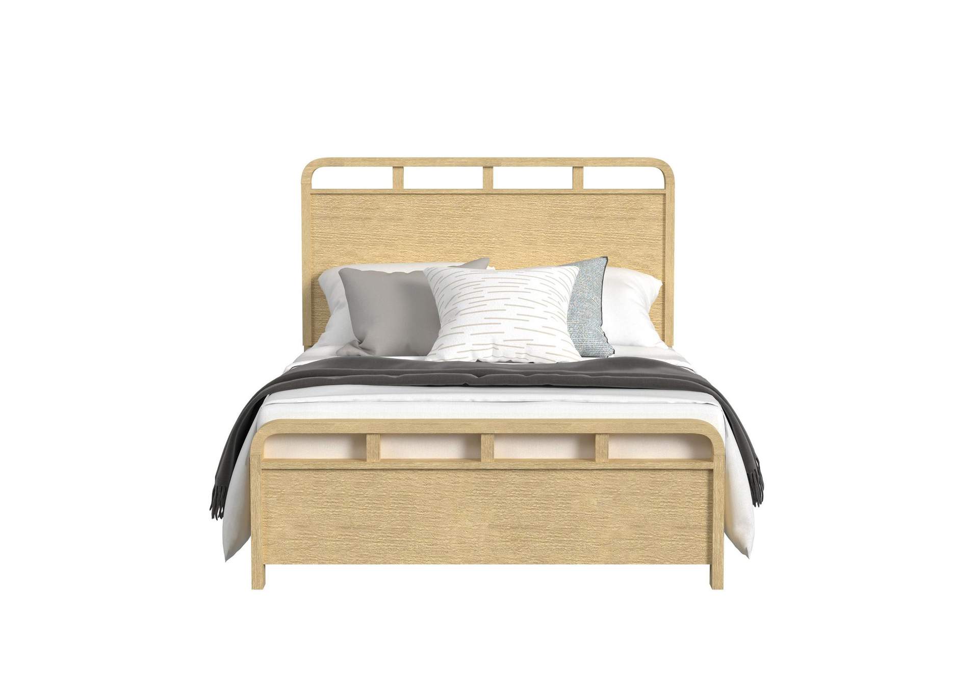 Ridgemont Full Panel Bed In Natural image 4