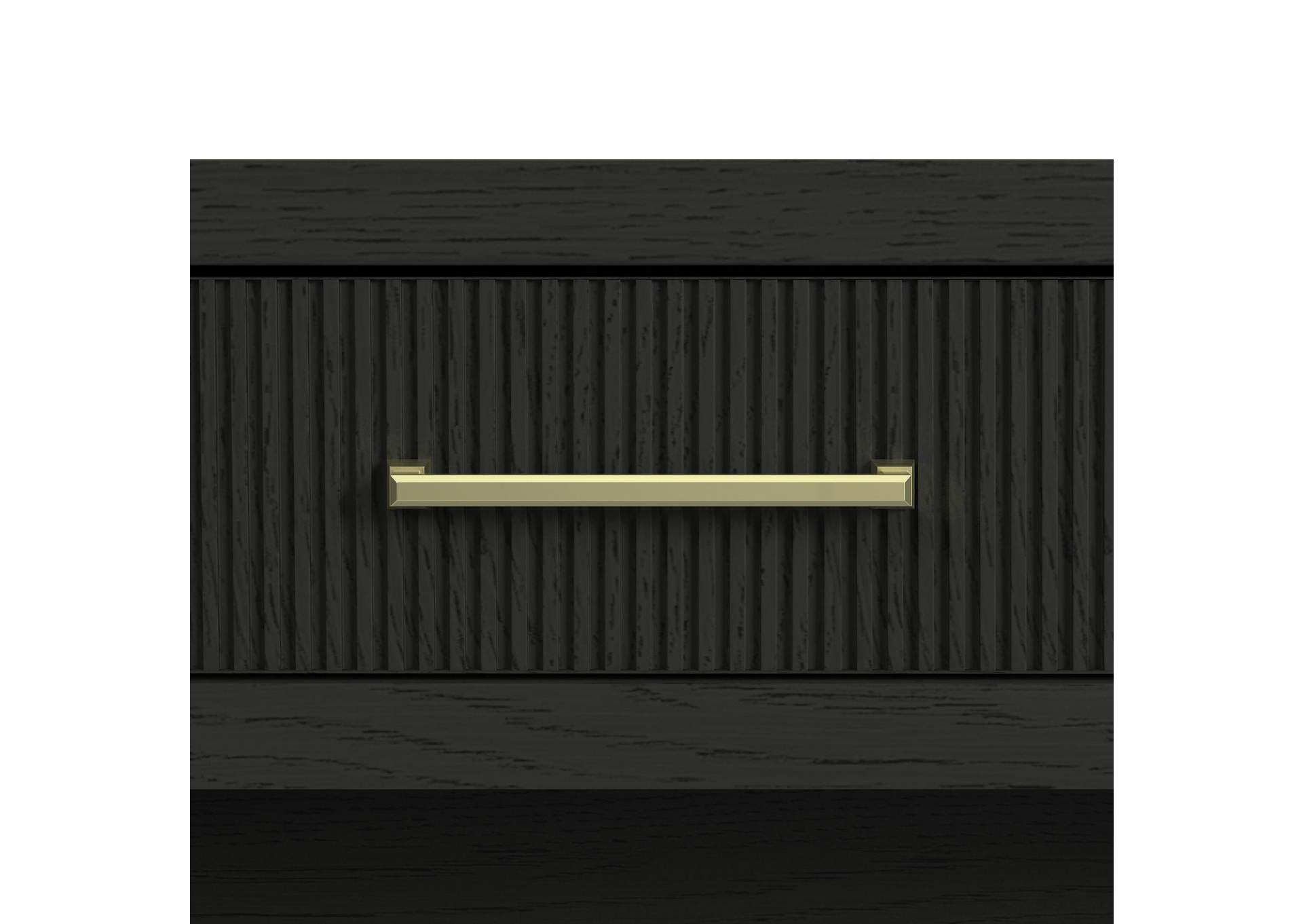Ridgemont Sofa Table With Bottom Shelf In Black With Grain image 5
