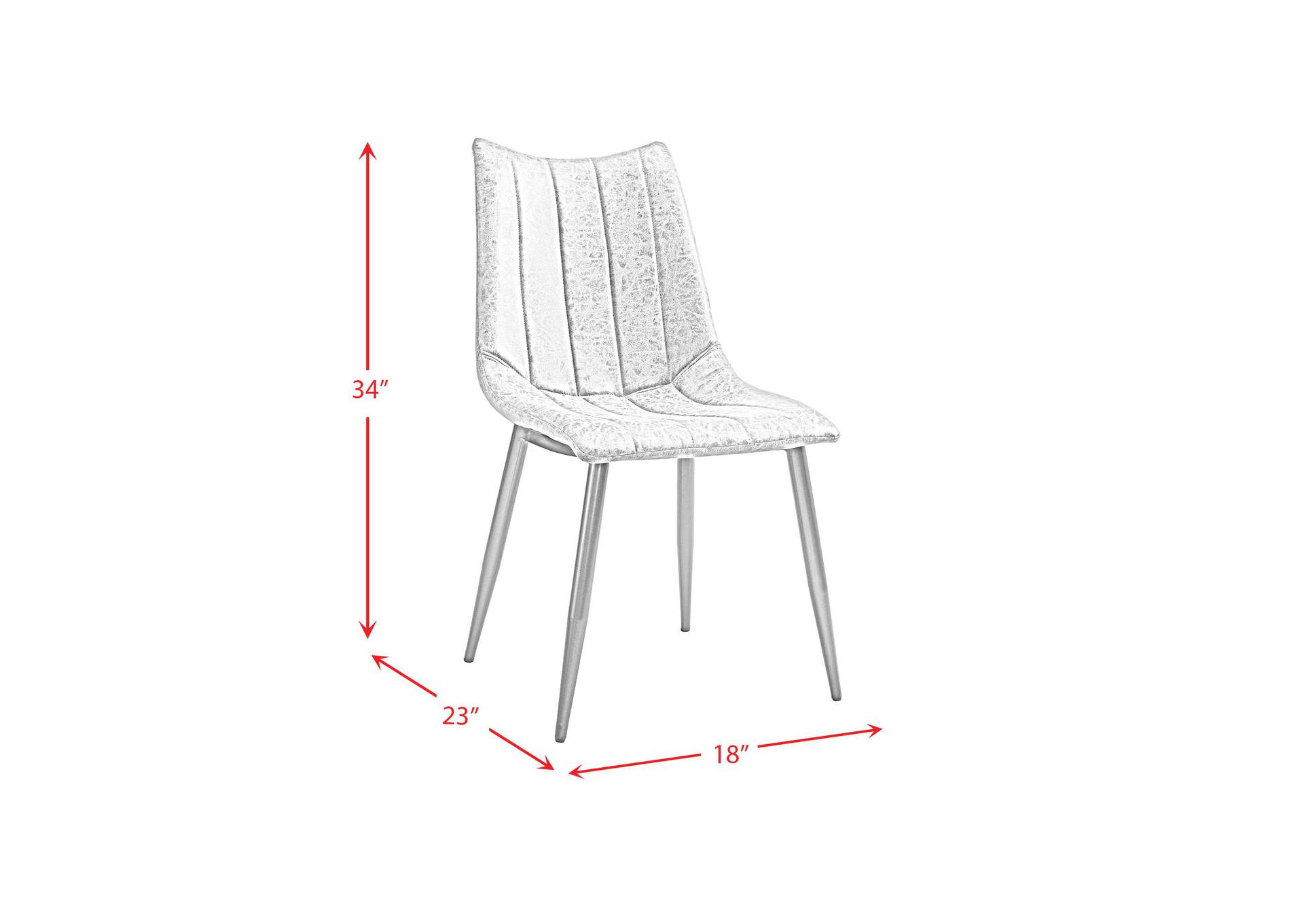 Riko Side Chair Grey 2 Per Carton image 11