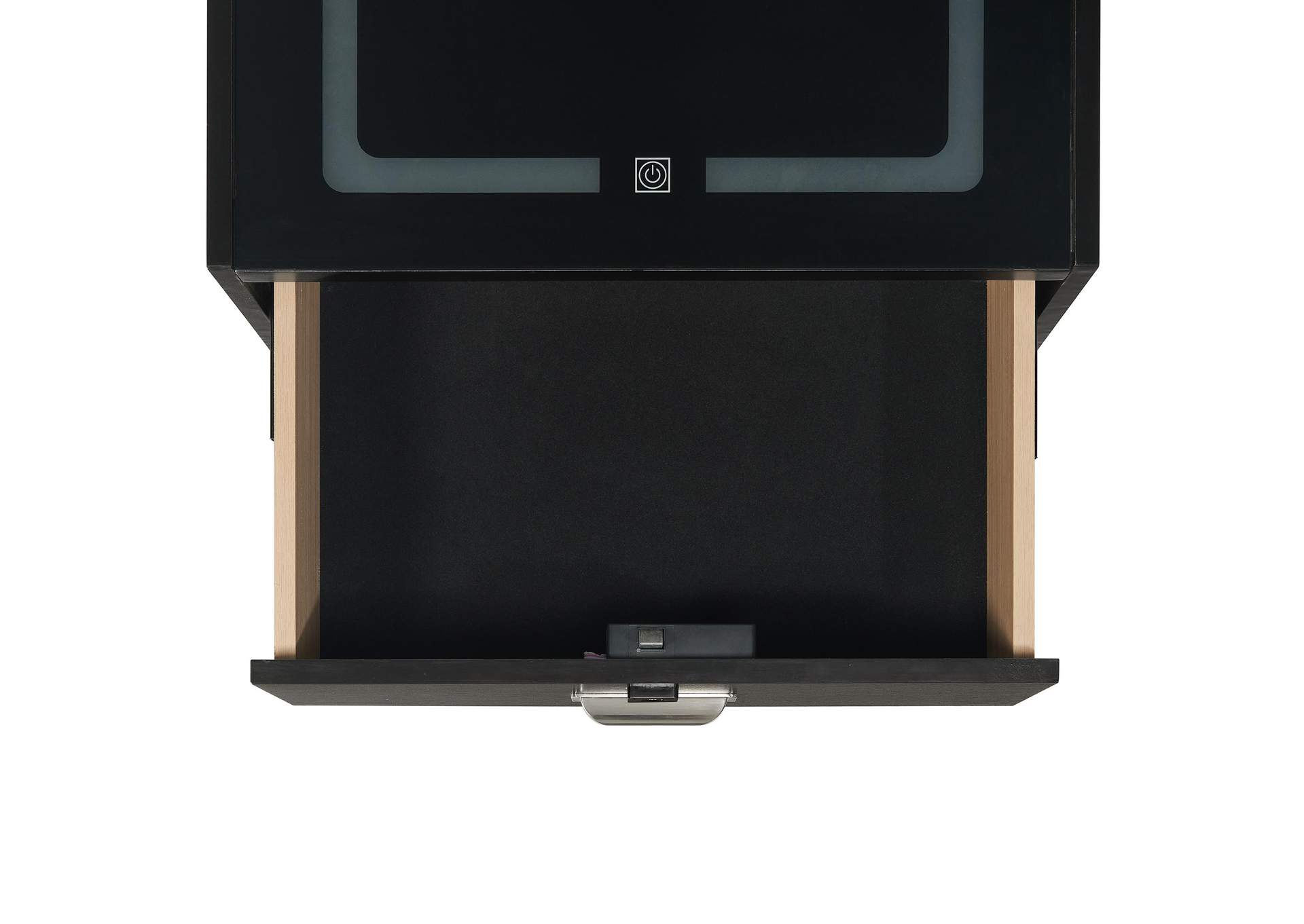 Rio Nightstand With Electronic Features In Black image 8