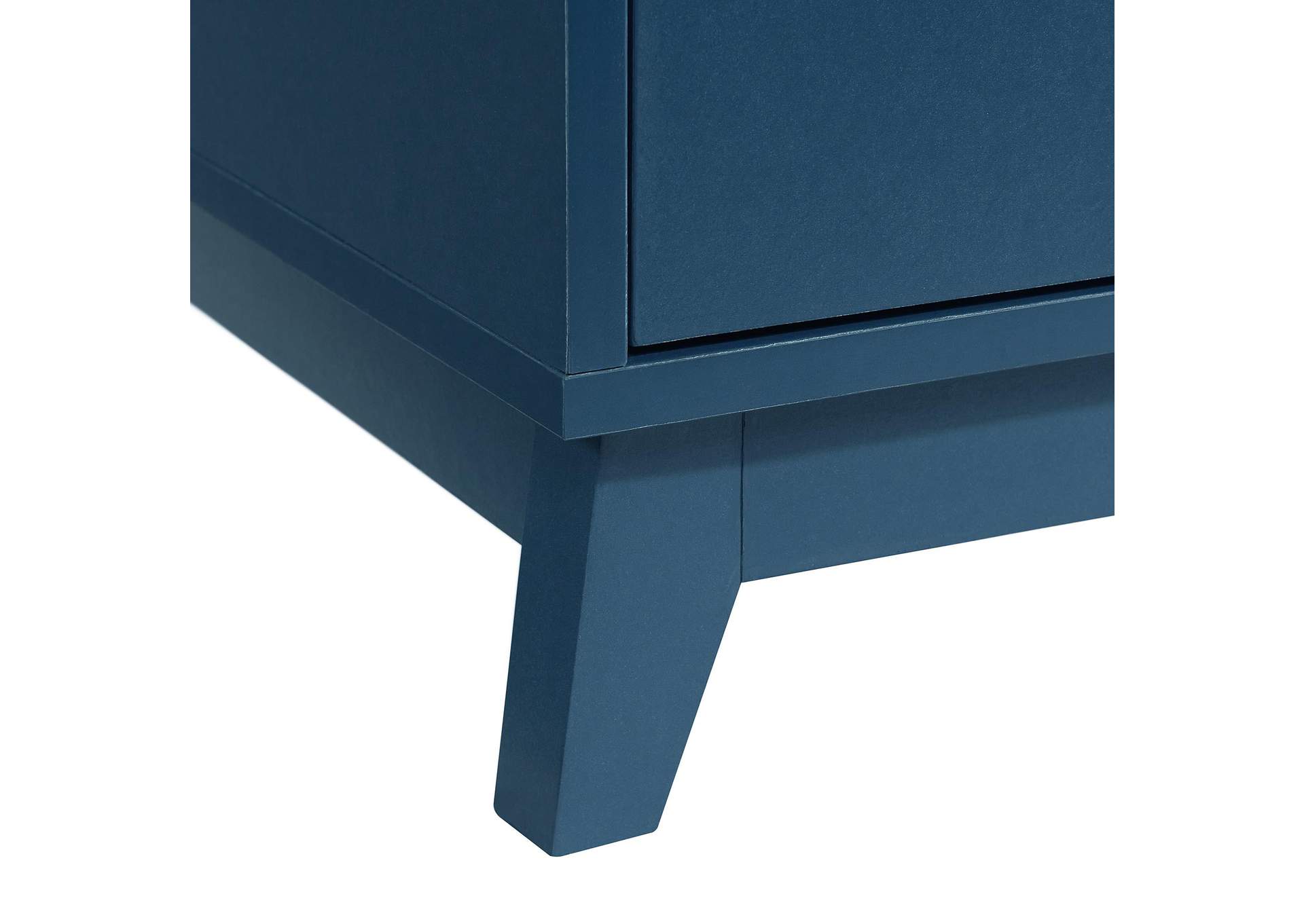 Rio Nightstand With Electronic Features In Blue image 12