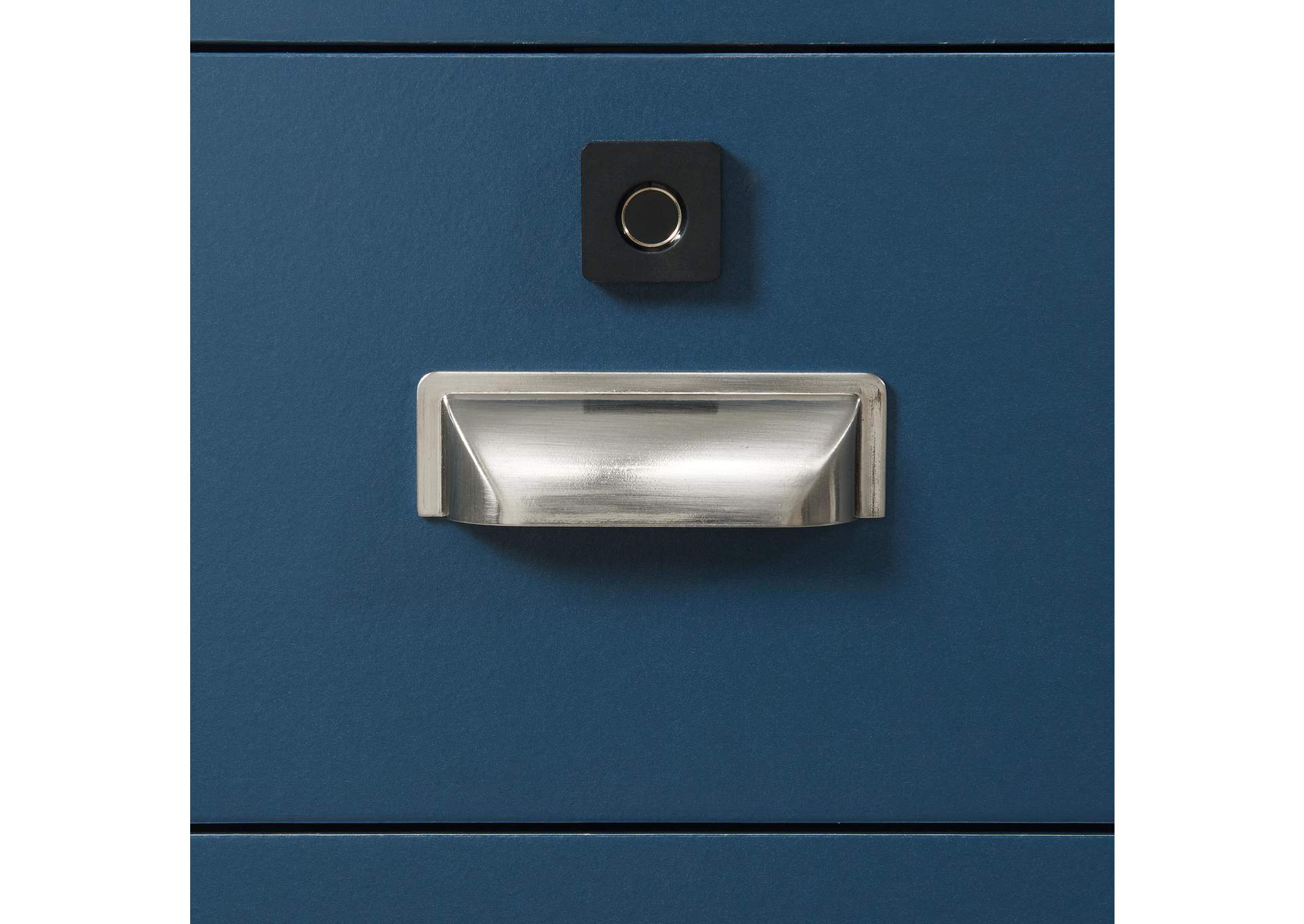 Rio Nightstand With Electronic Features In Blue image 10