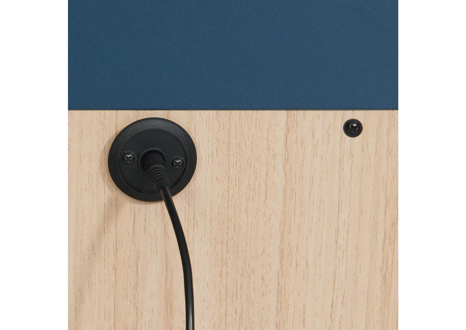 Rio Nightstand With Electronic Features In Blue image 11
