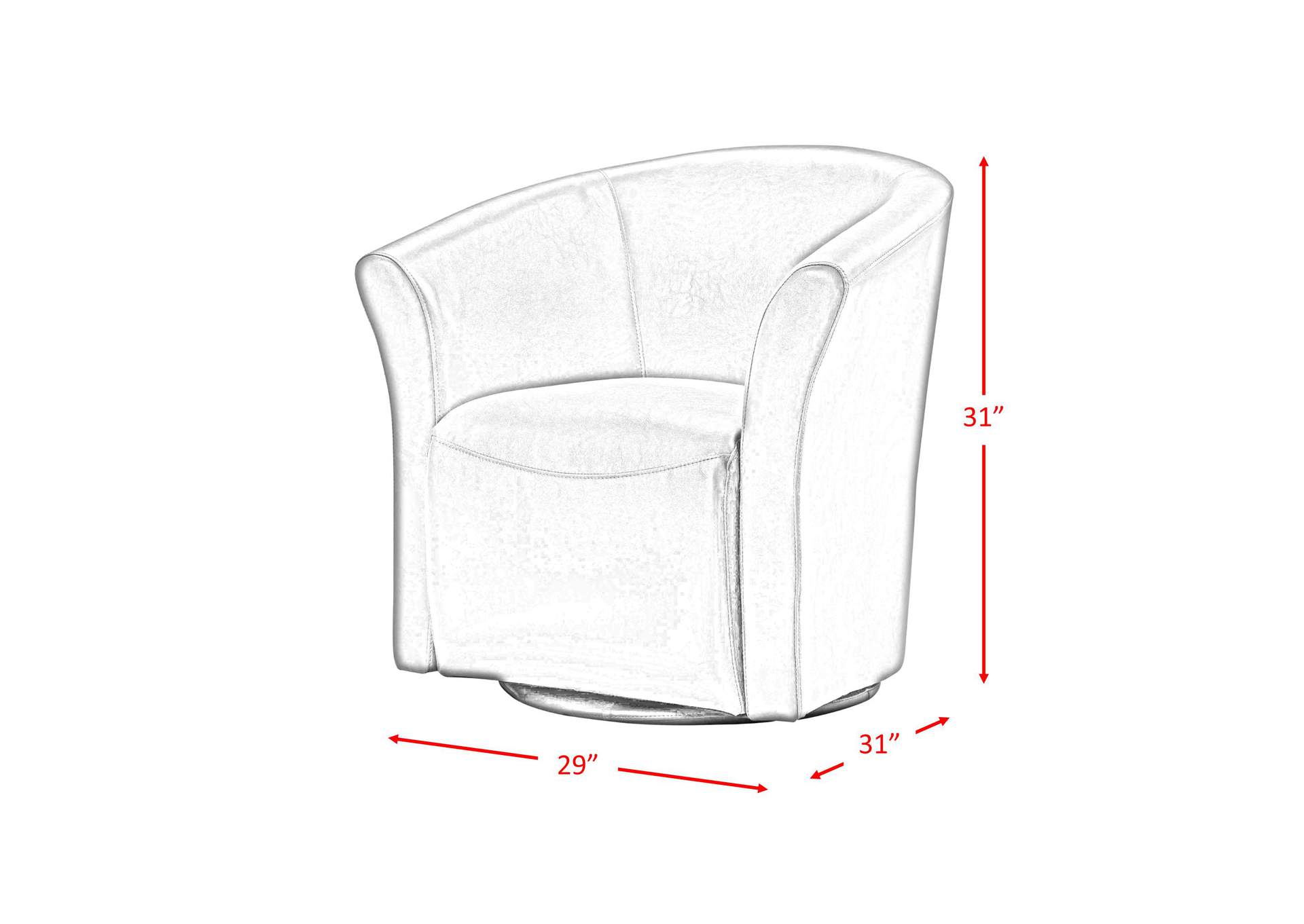 Rocket 6273 Swivel Chair Riviera 6273 Black image 5