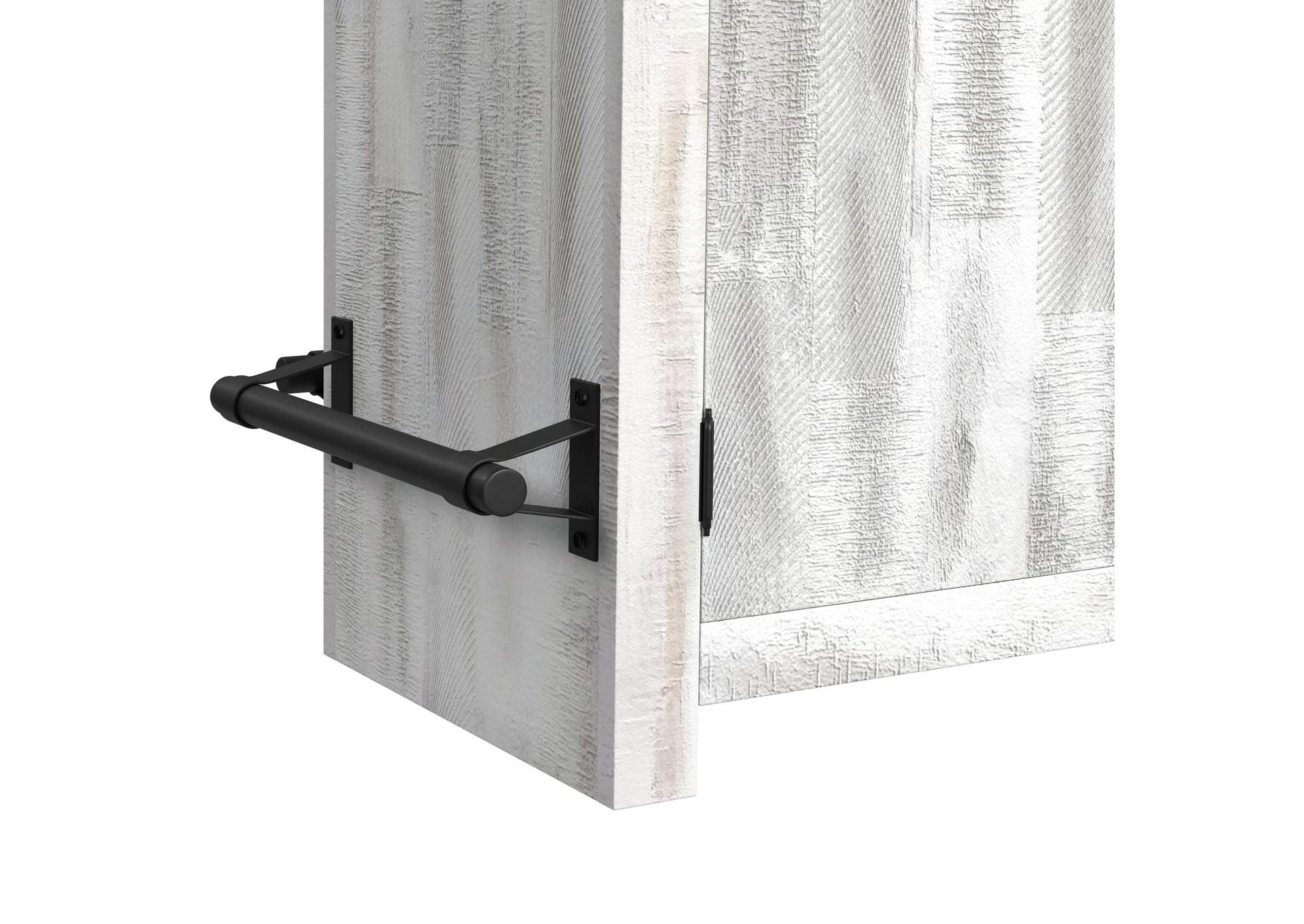 Rogen Rustic Bar Table With Ice Tray USB And Power In Rustic White image 10