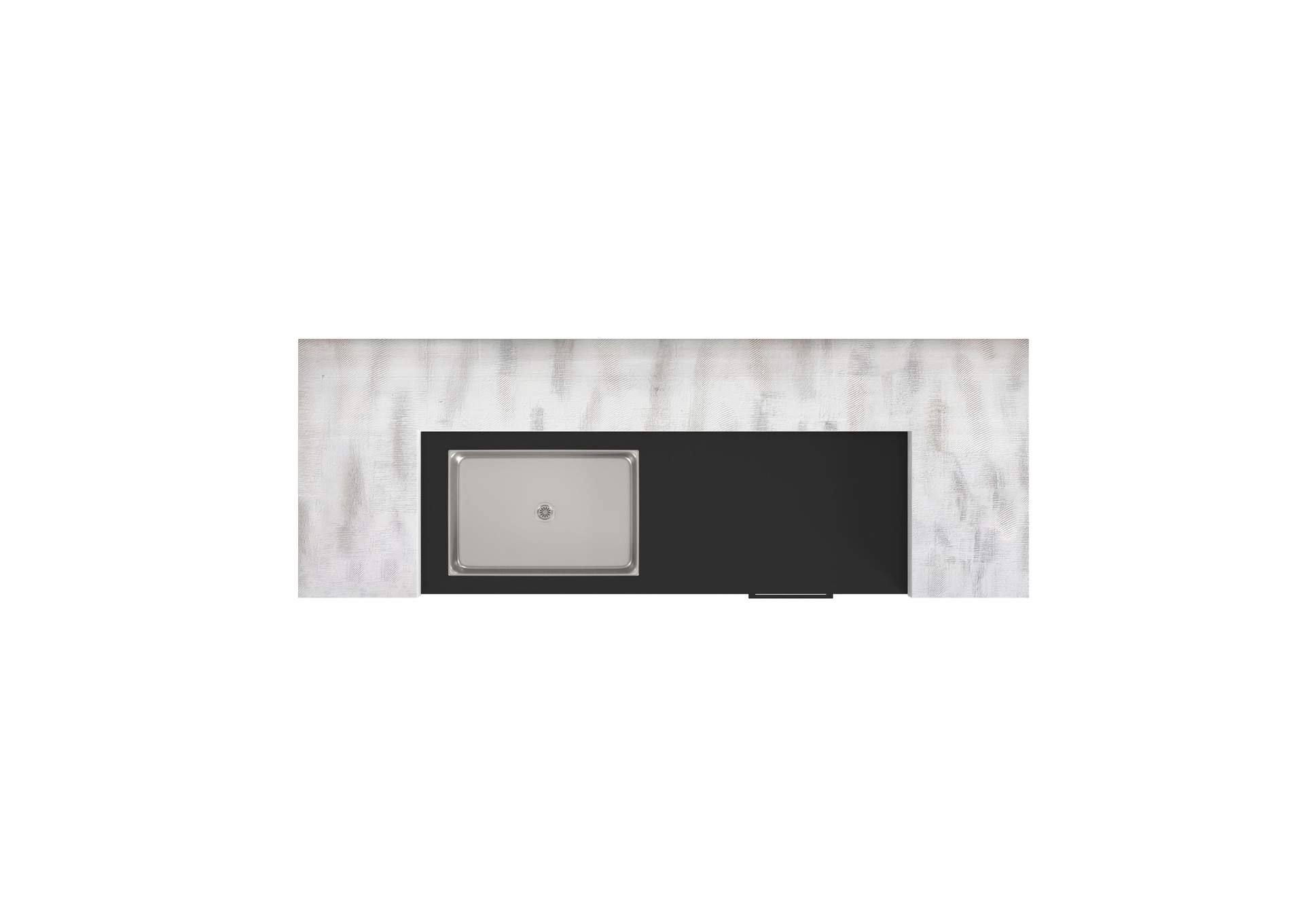Rogen Rustic Bar Table With Ice Tray USB And Power In Rustic White image 13