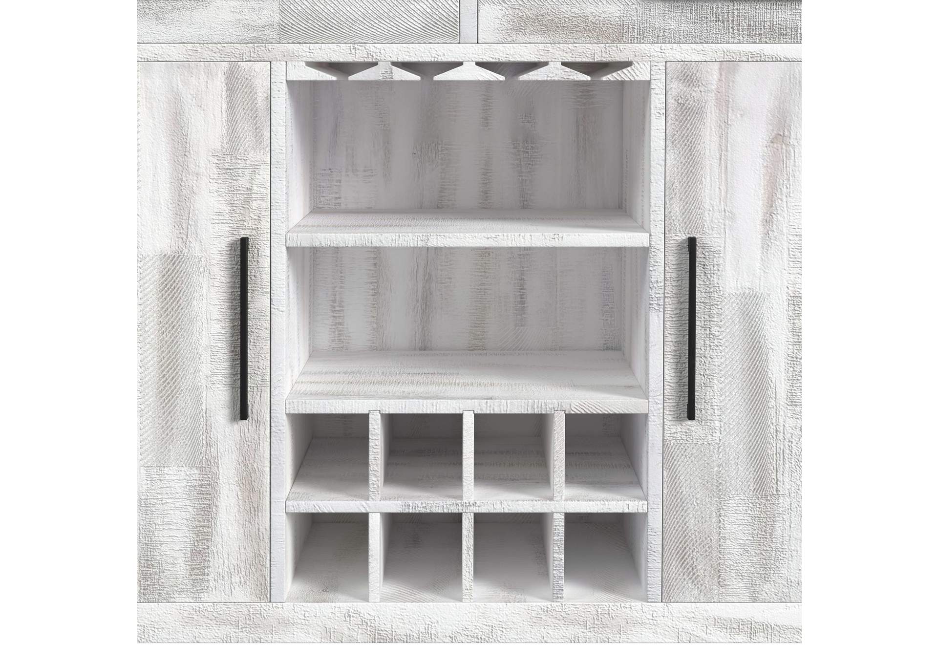 Rogen Rustic Bar Table With Ice Tray USB And Power In Rustic White image 9
