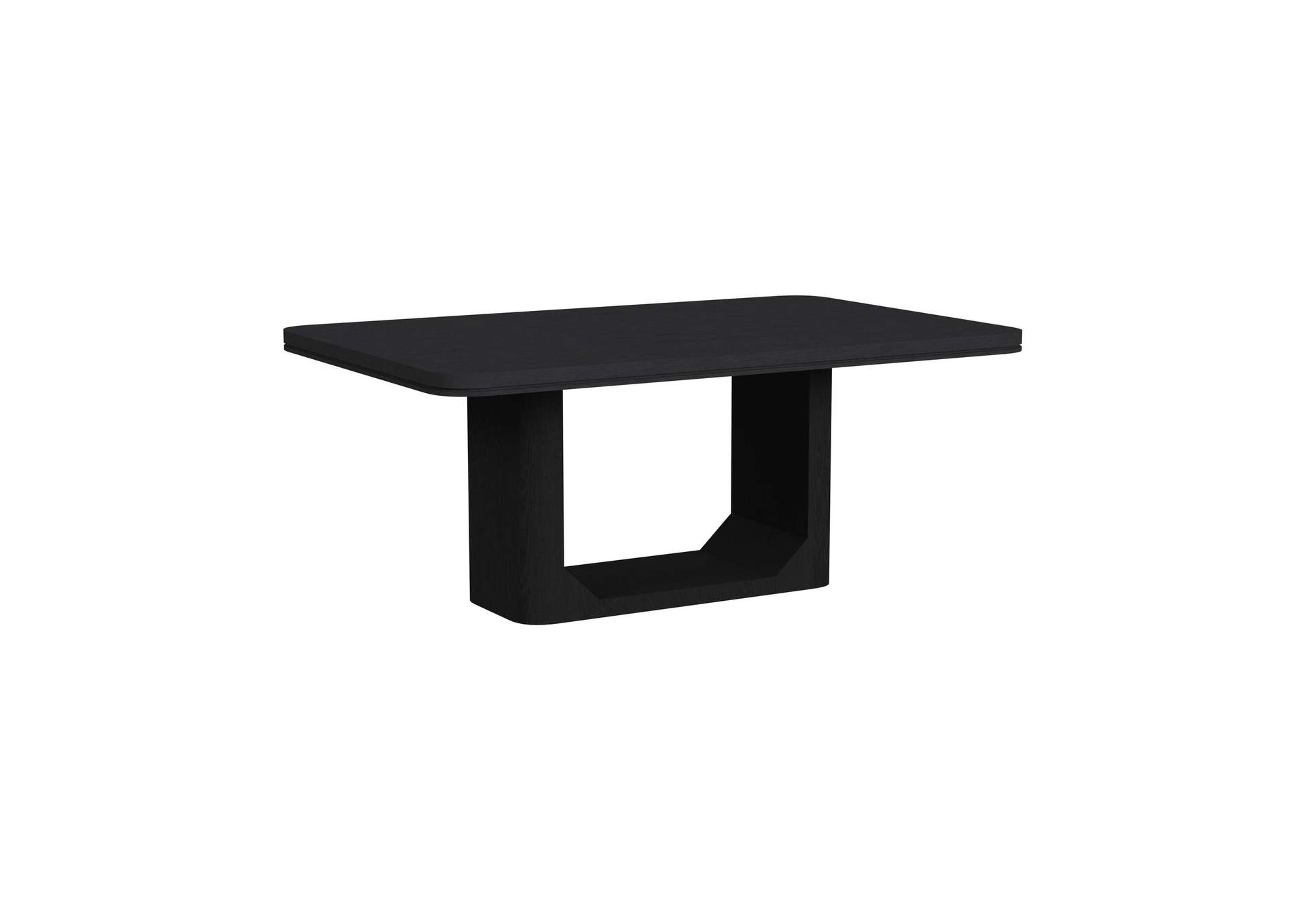 Rosalie 72 Rectangular Dining Table In Black image 6