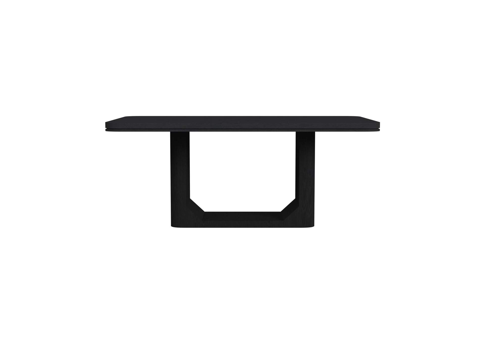Rosalie 72 Rectangular Dining Table In Black image 7