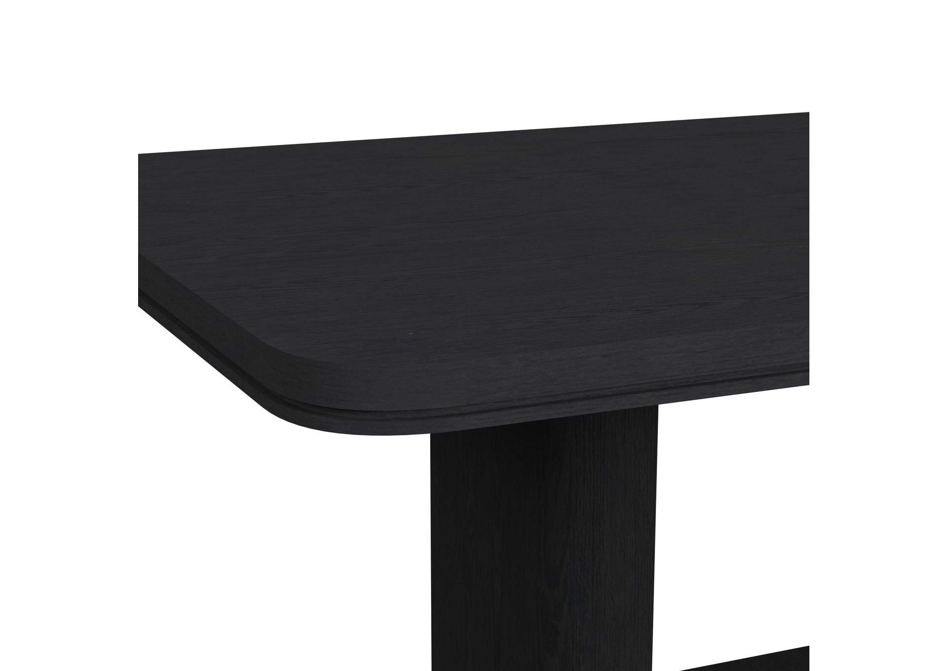 Rosalie 72 Rectangular Dining Table In Black image 3