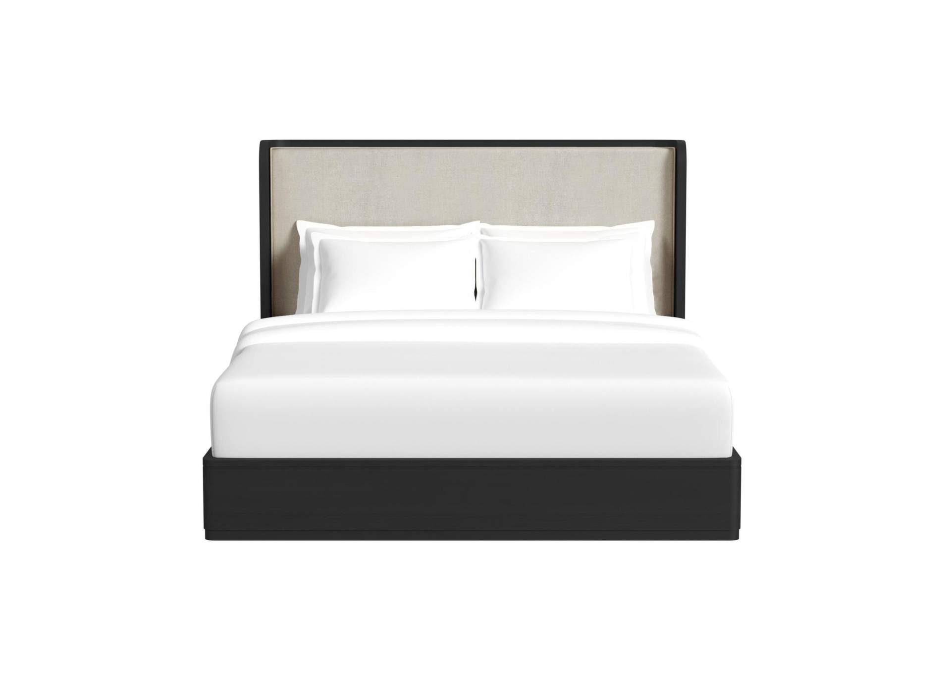 Rosalie California King Upholstery Bed In Black image 6