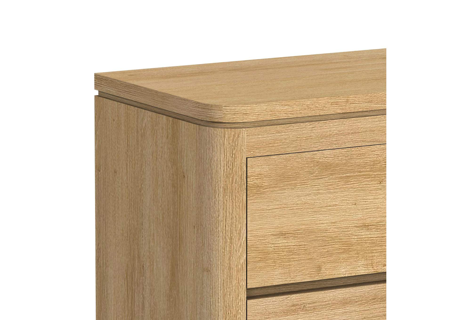 Rosalie Dresser And Mirror Set In Natural image 3
