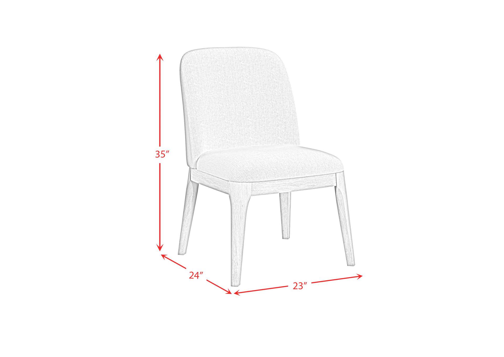 Rosalie Dining Side Chair In Black 2 Per Carton image 6