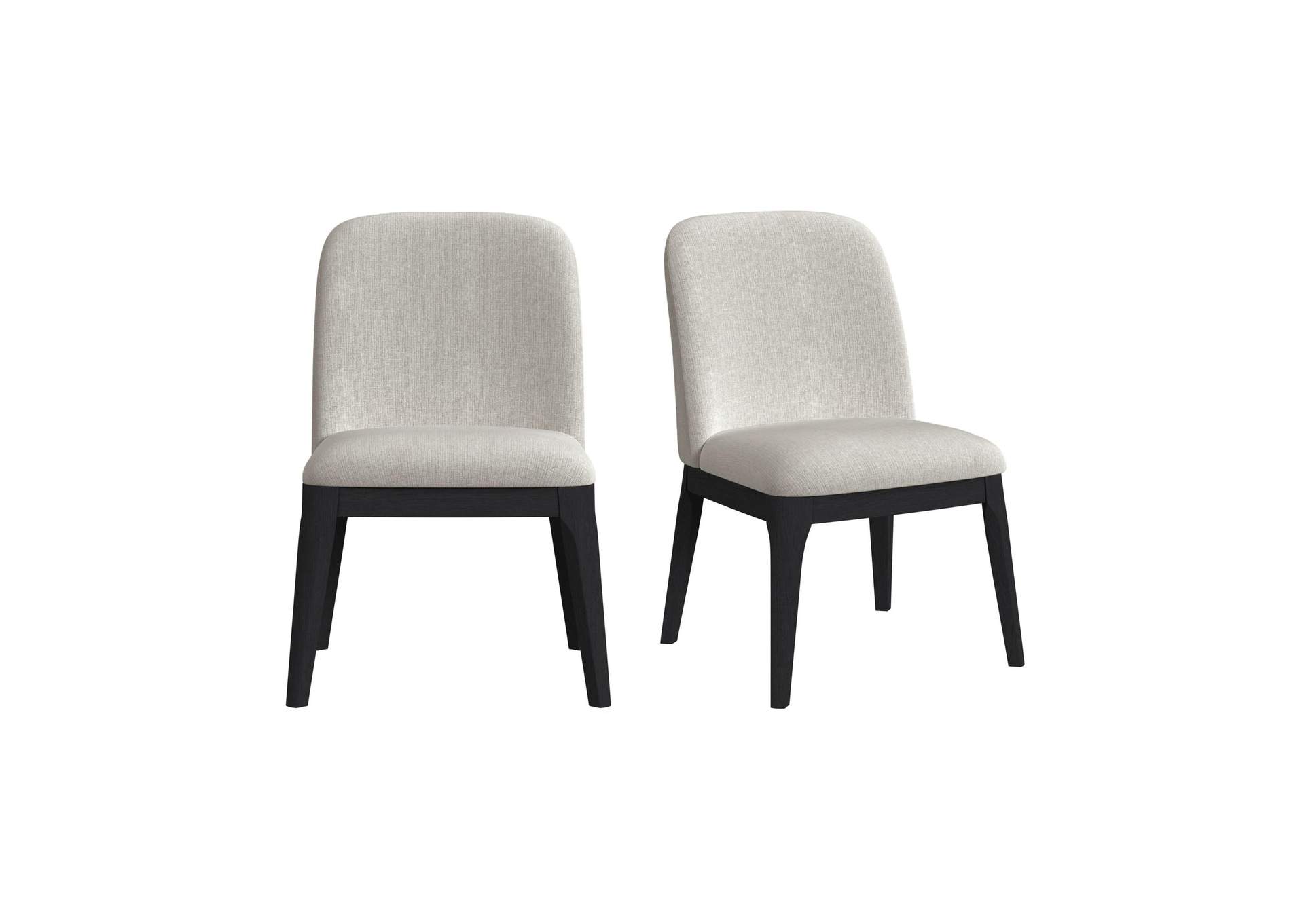 Rosalie Dining Side Chair In Black 2 Per Carton image 3