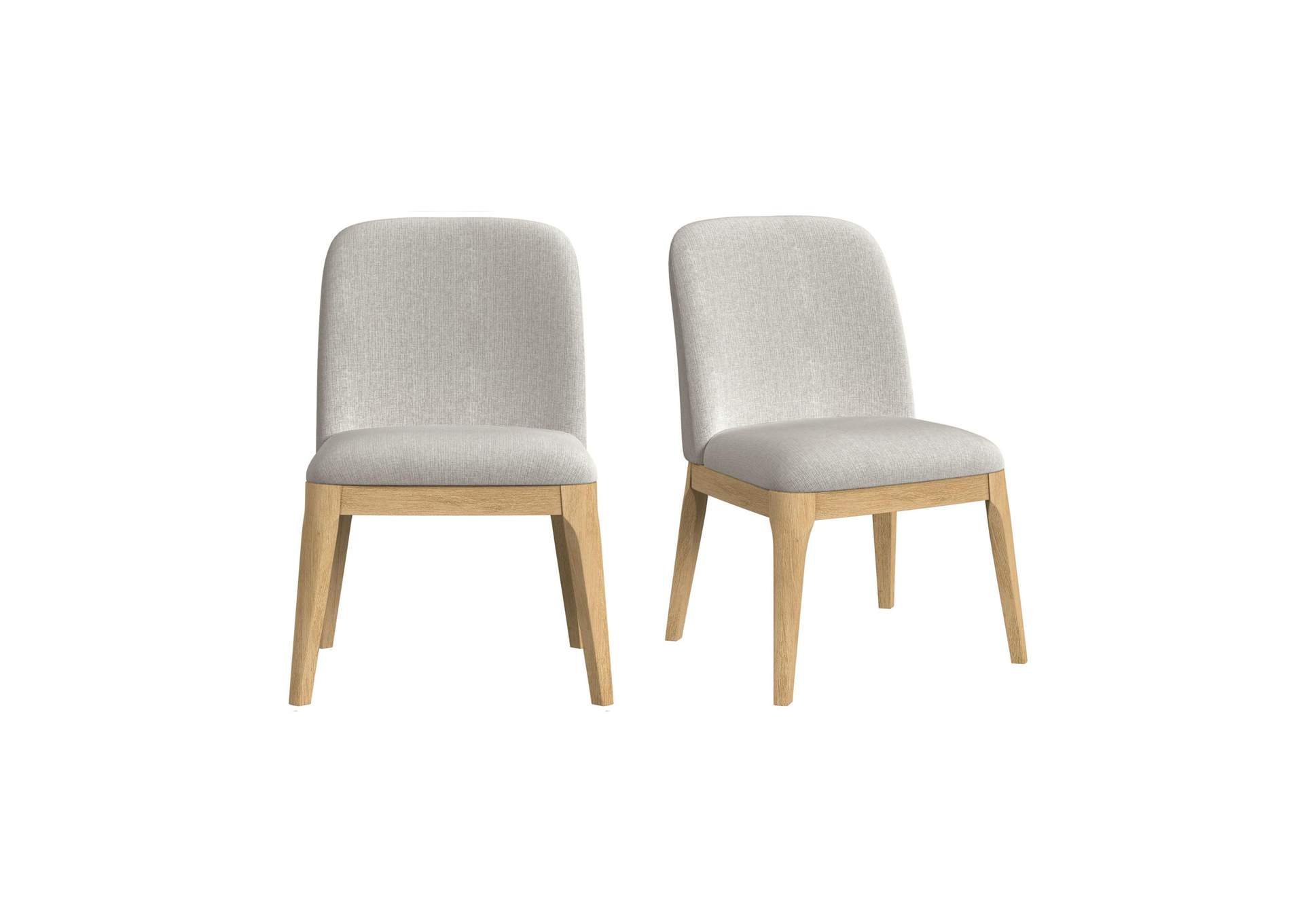 Rosalie Dining Side Chair In Natural 2 Per Carton image 3
