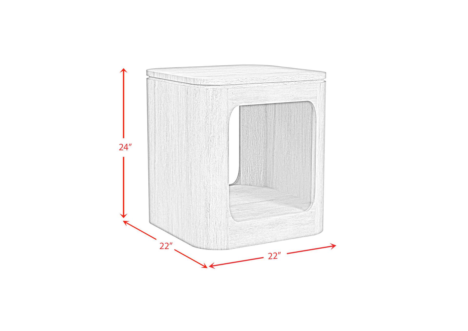 Rosalie End Table In Natural image 5