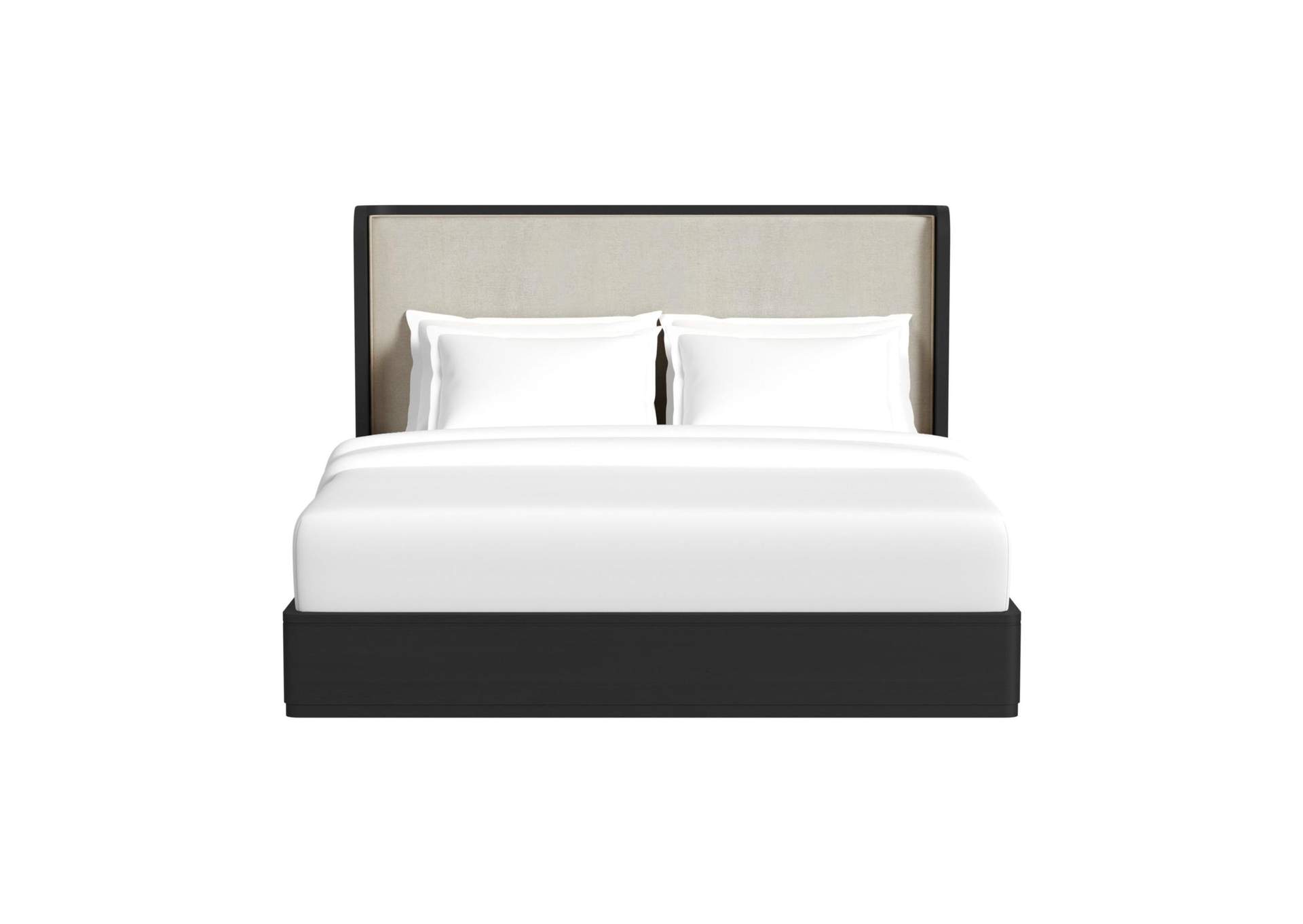 Rosalie King Upholstery Bed In Black image 7