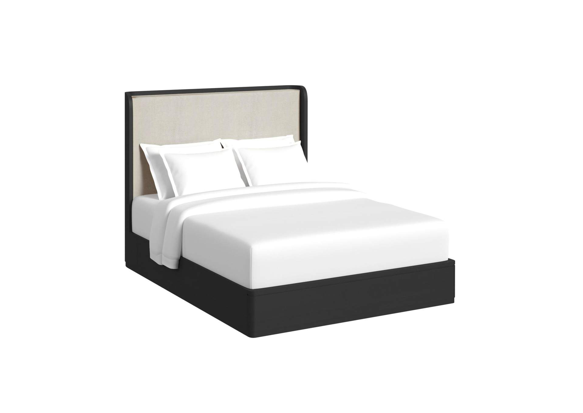 Rosalie Queen Upholstery Bed In Black image 6