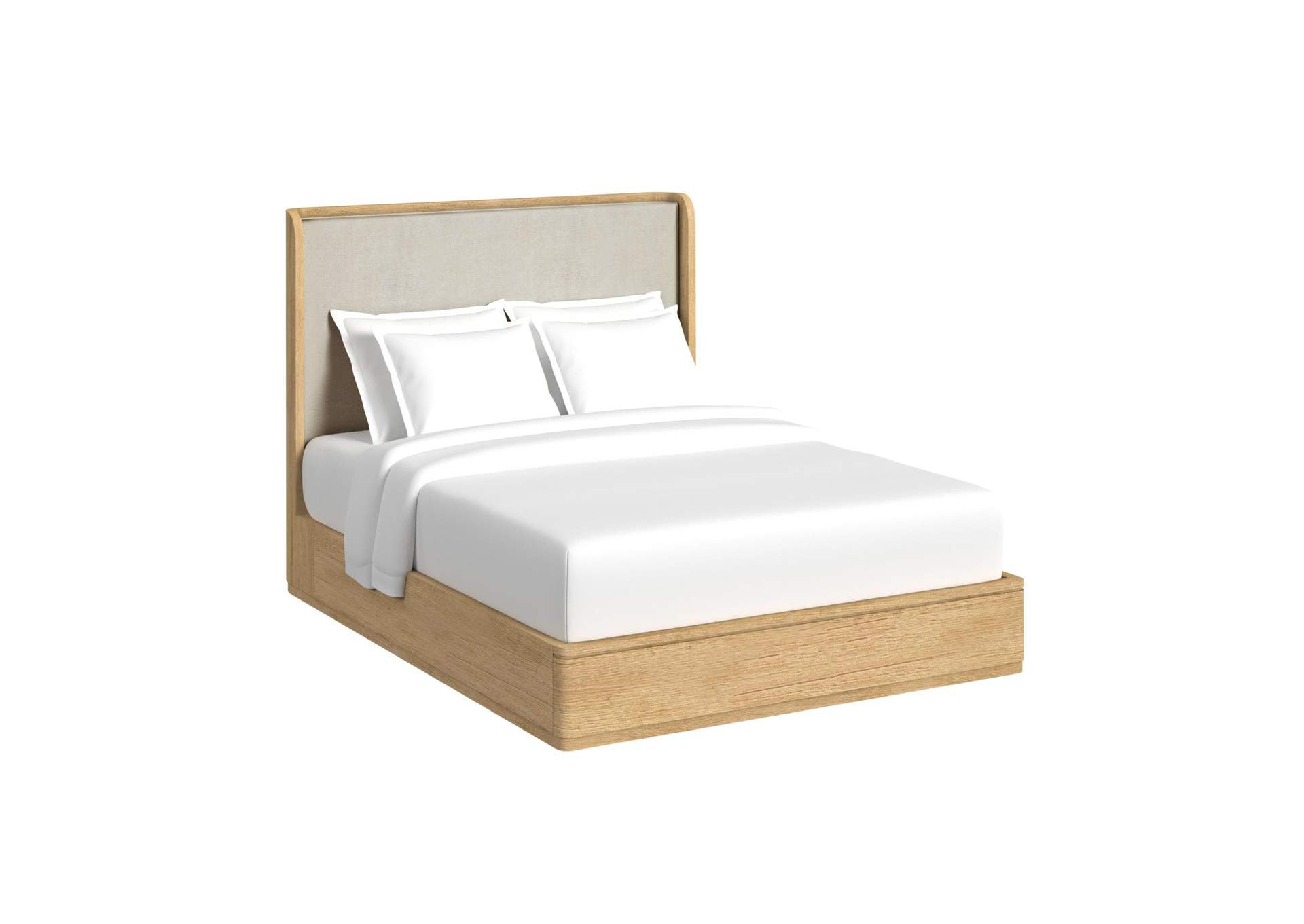 Rosalie Queen Upholstery Bed In Natural image 6