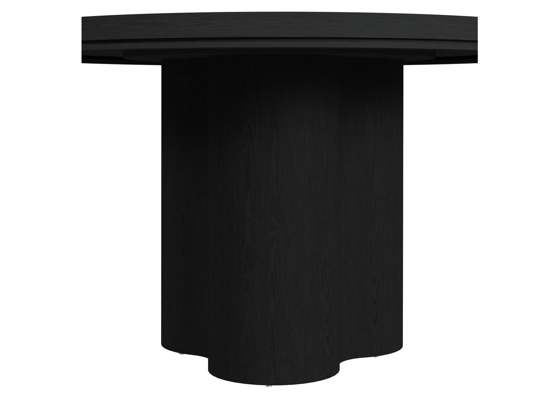 Rosalie Round Dining Table In Black image 4