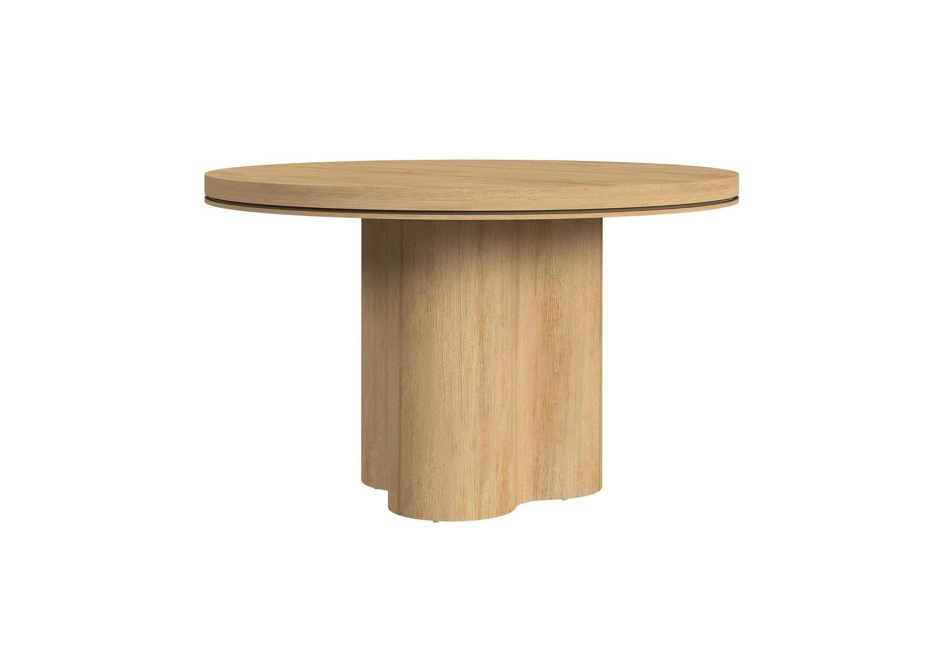 Rosalie Round Dining Table In Natural image 6