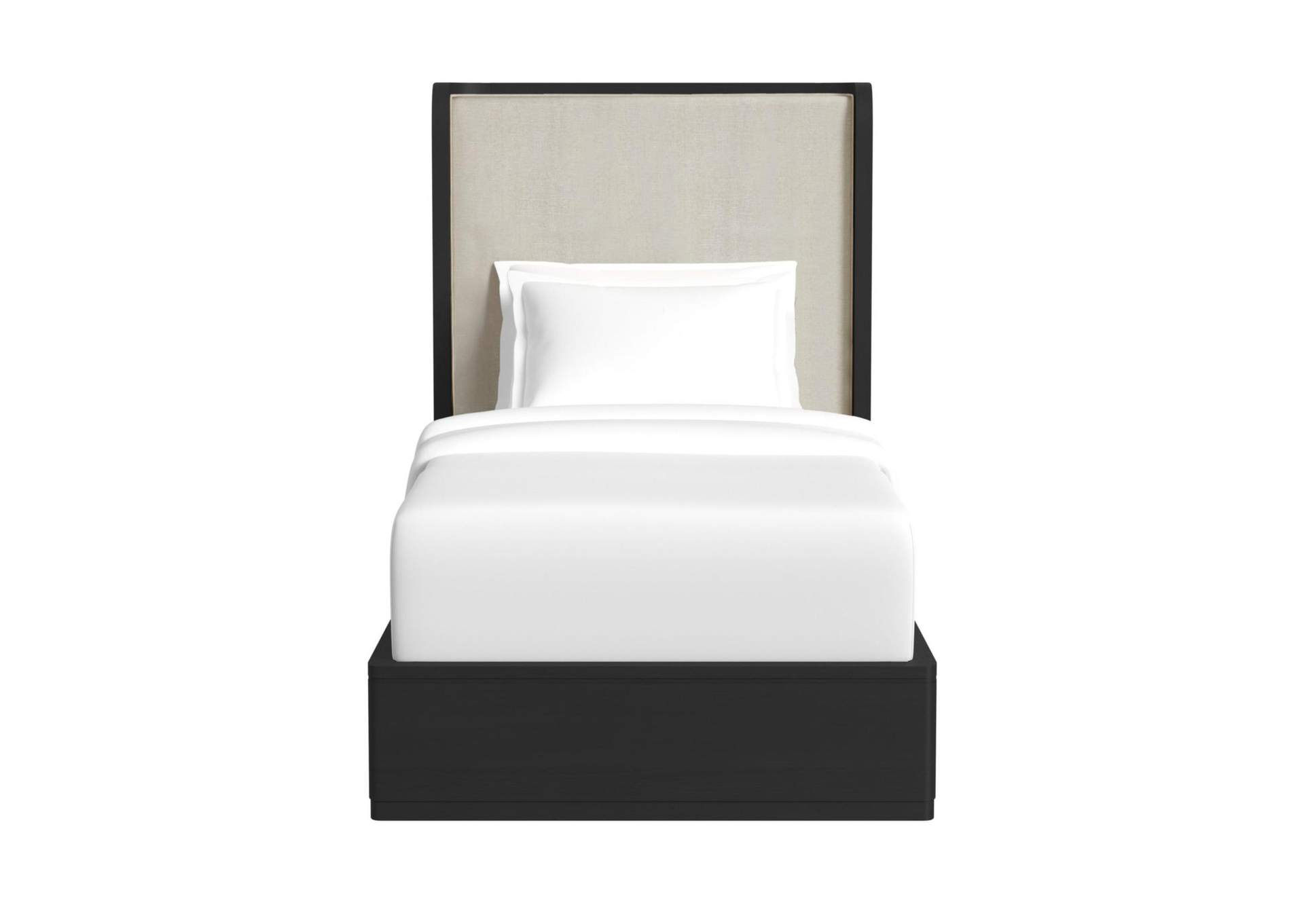 Rosalie Twin Upholstery Bed In Black image 7