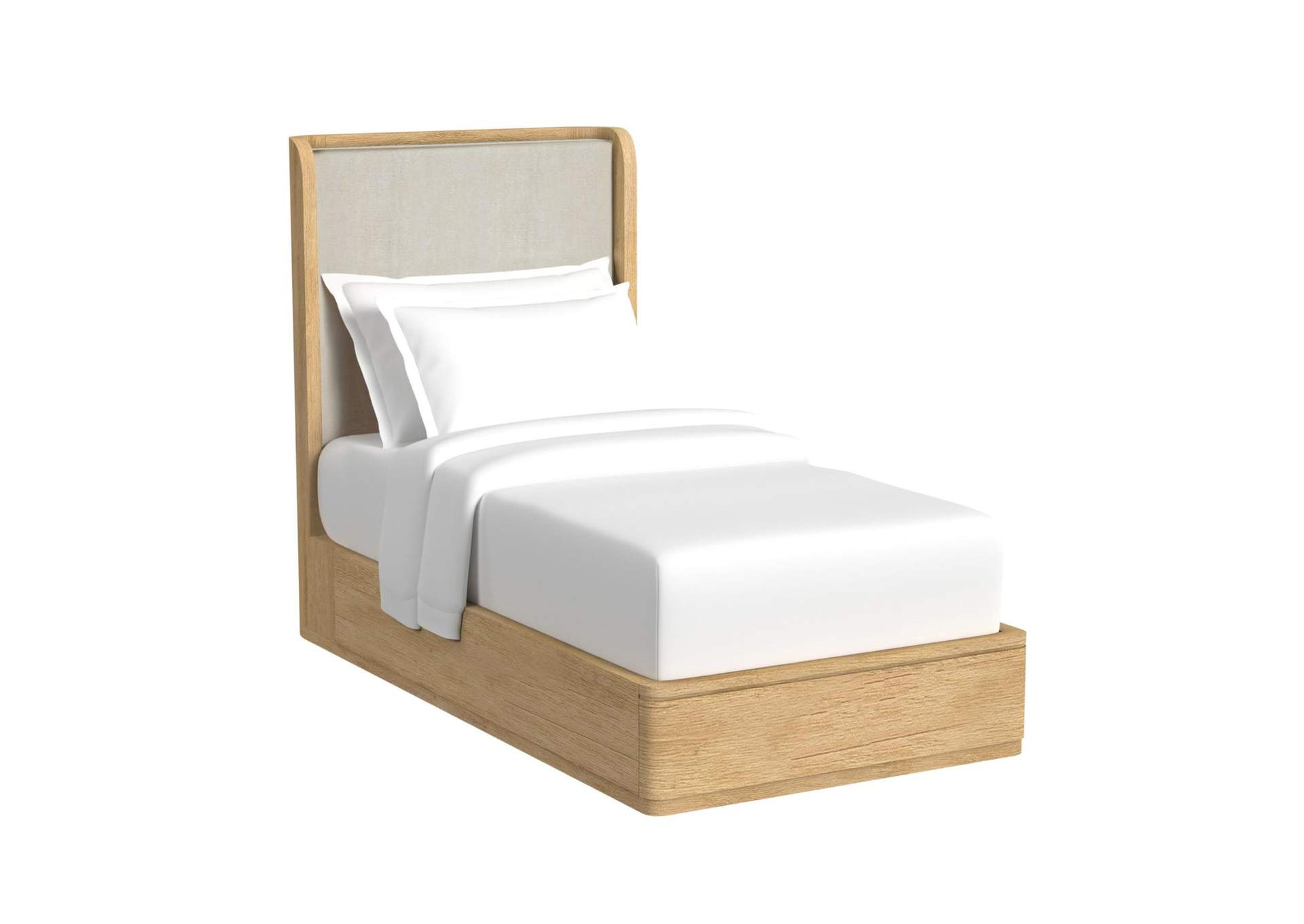 Rosalie Twin Upholstery Bed In Natural image 6