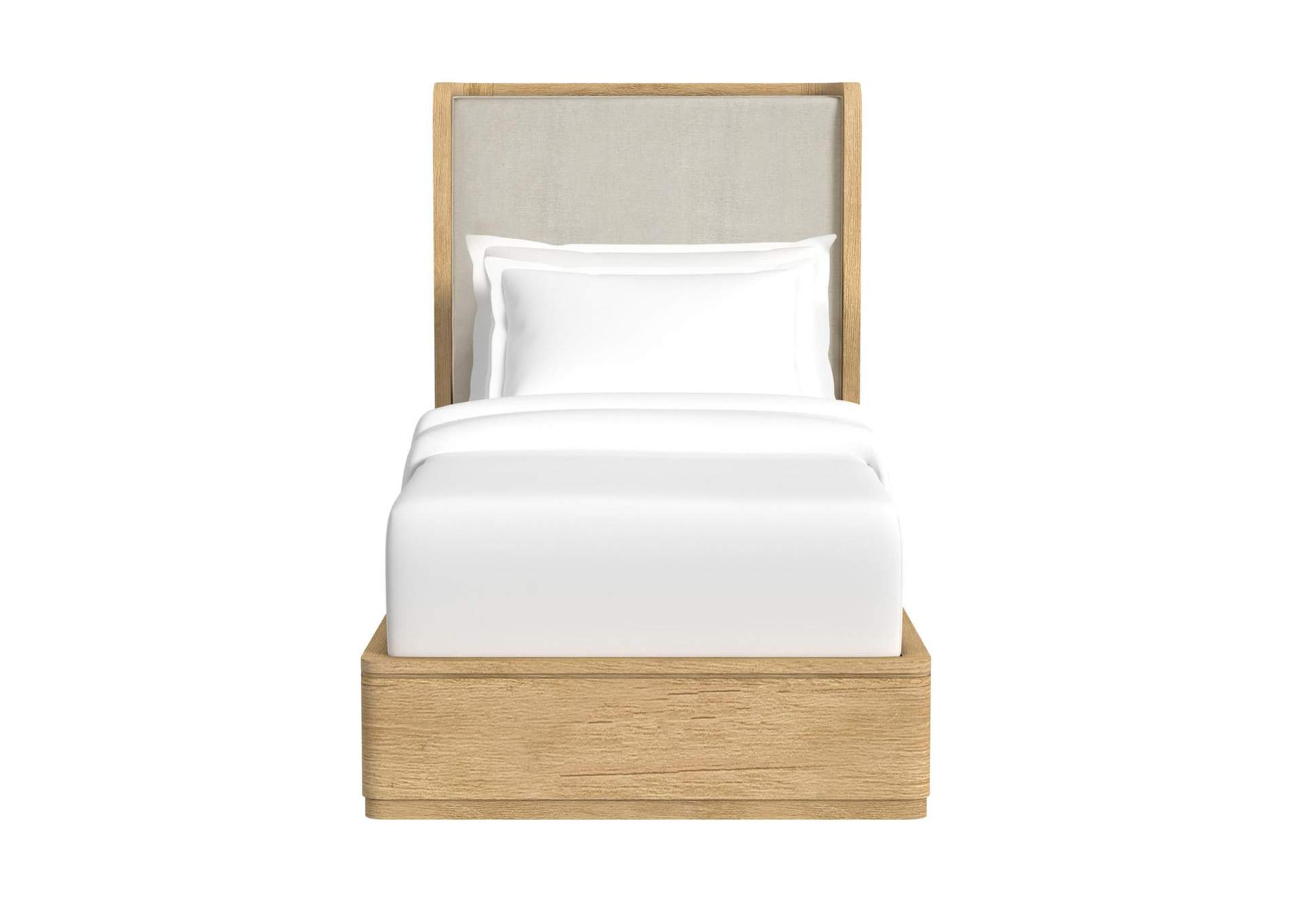 Rosalie Twin Upholstery Bed In Natural image 7