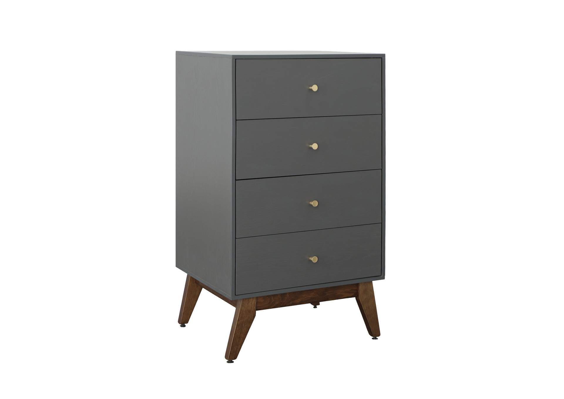 Sade 4 Drawer Chest In Grey