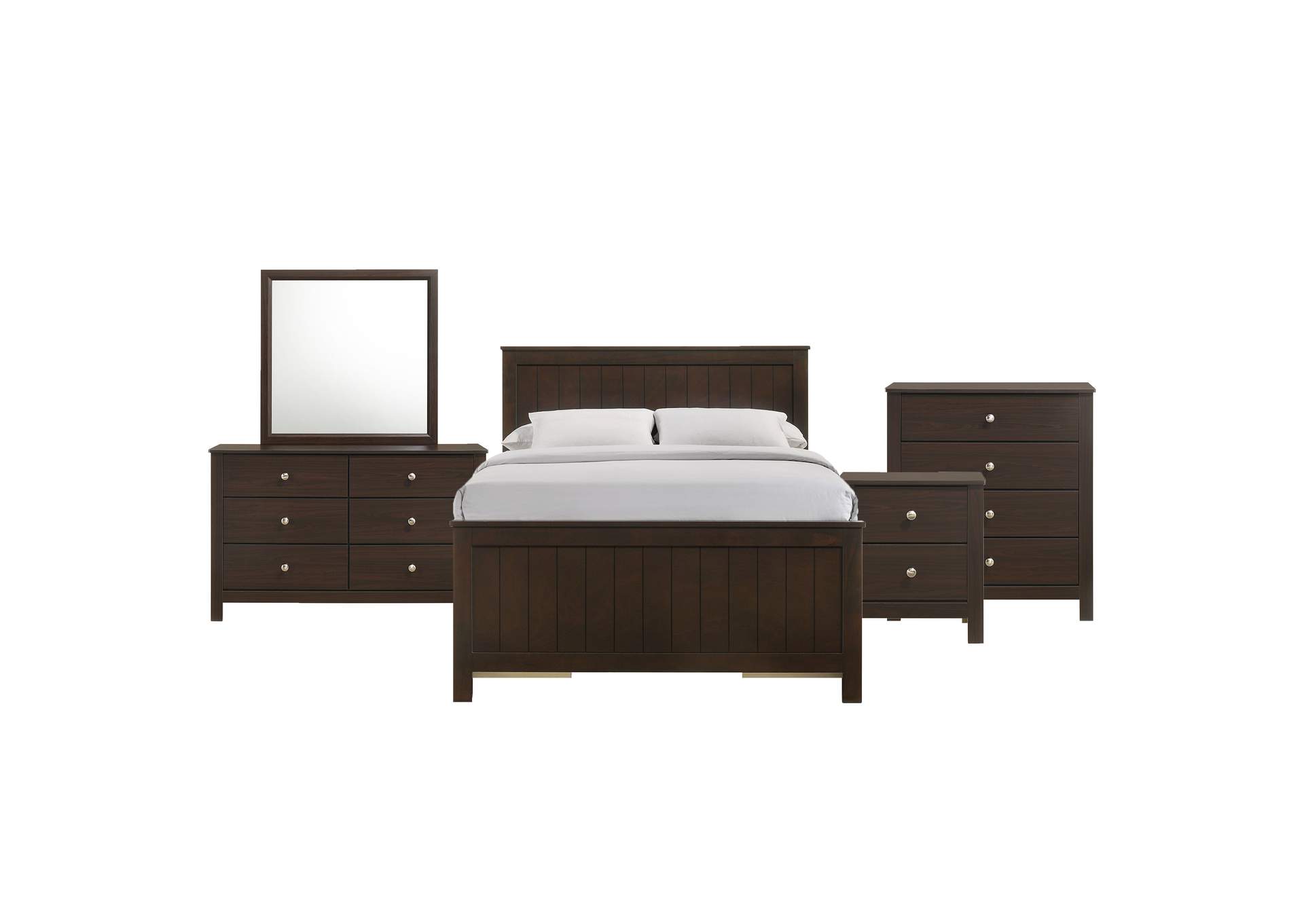 Sami Full Captains 5 Piece Bedroom Set In Espresso image 18