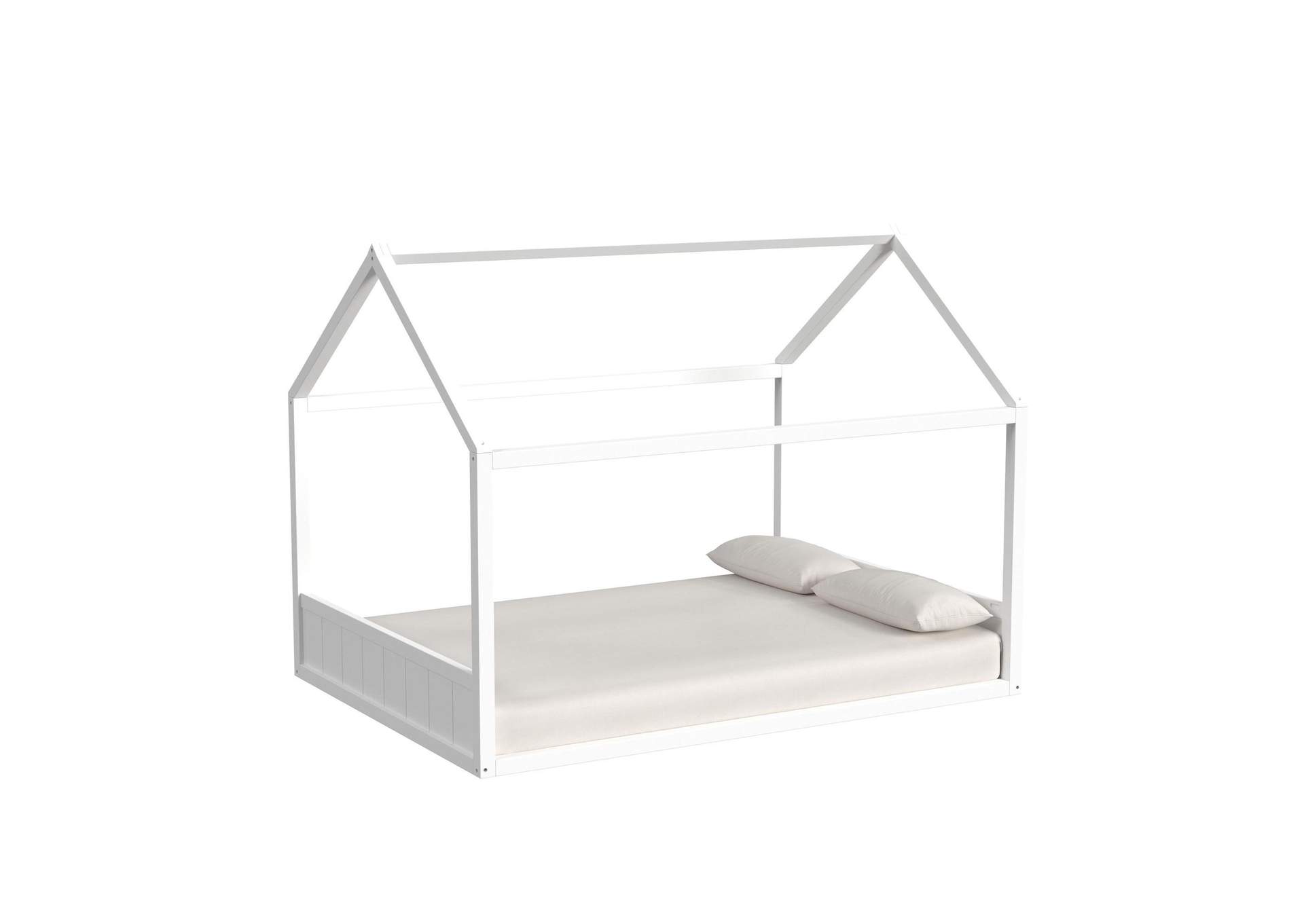 Sami Full Montessori Bed In White image 6
