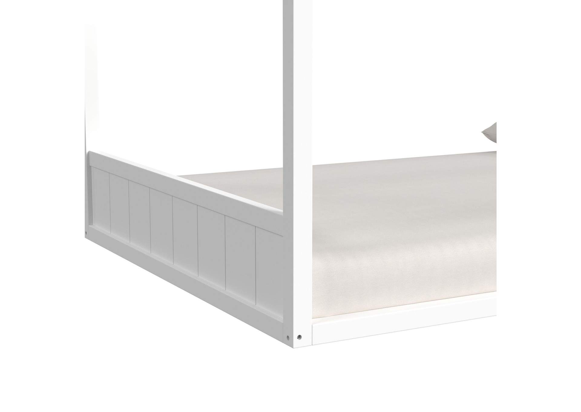 Sami Full Montessori Bed In White image 4
