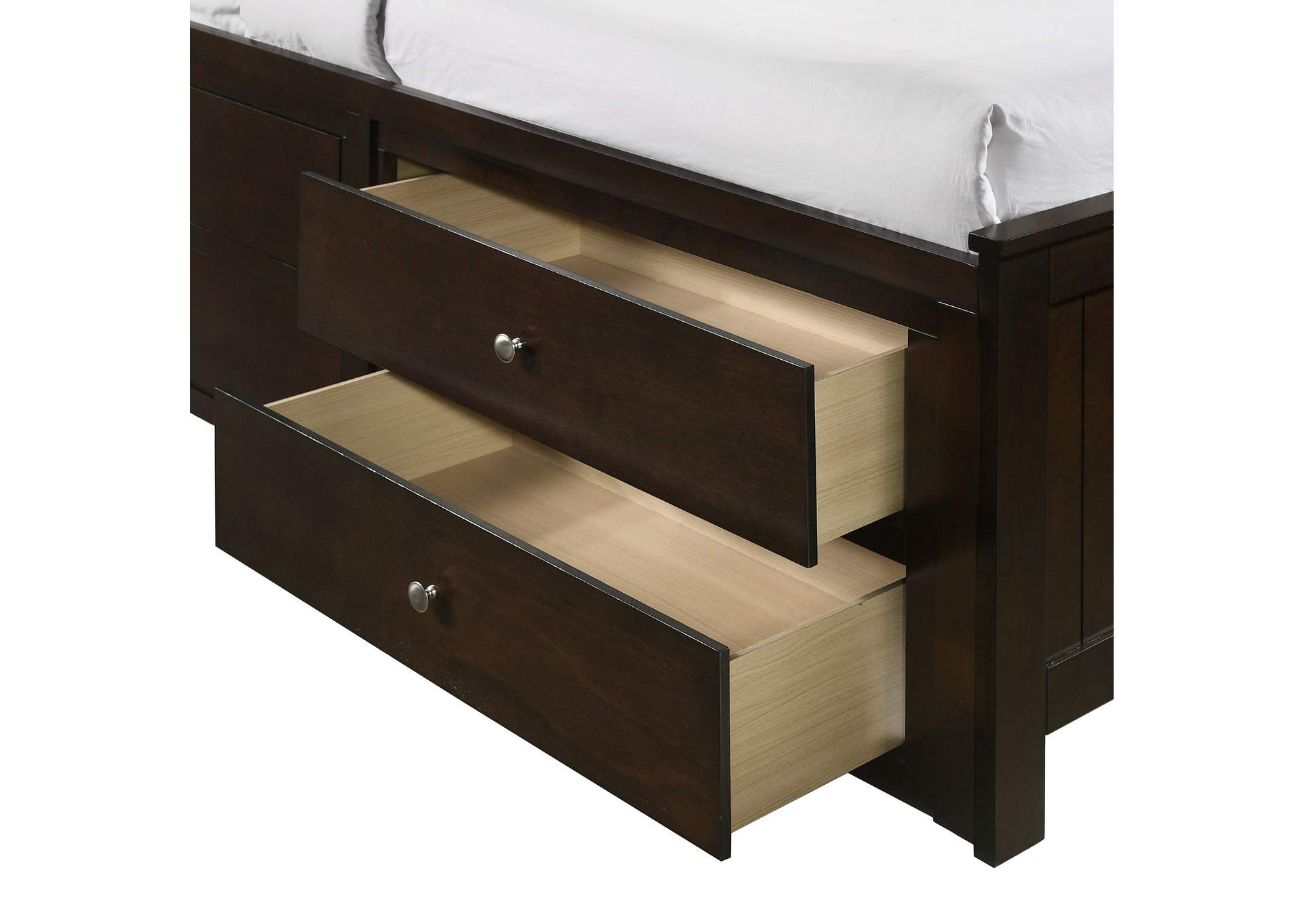 Sami Full Captains 3 Piece Bedroom Set In Espresso image 13