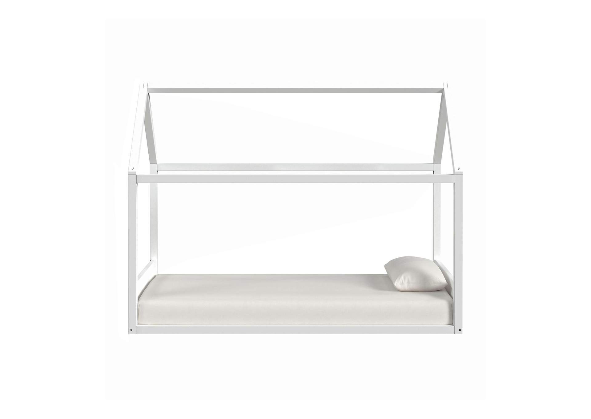 Sami Twin Montessori Bed In White image 7