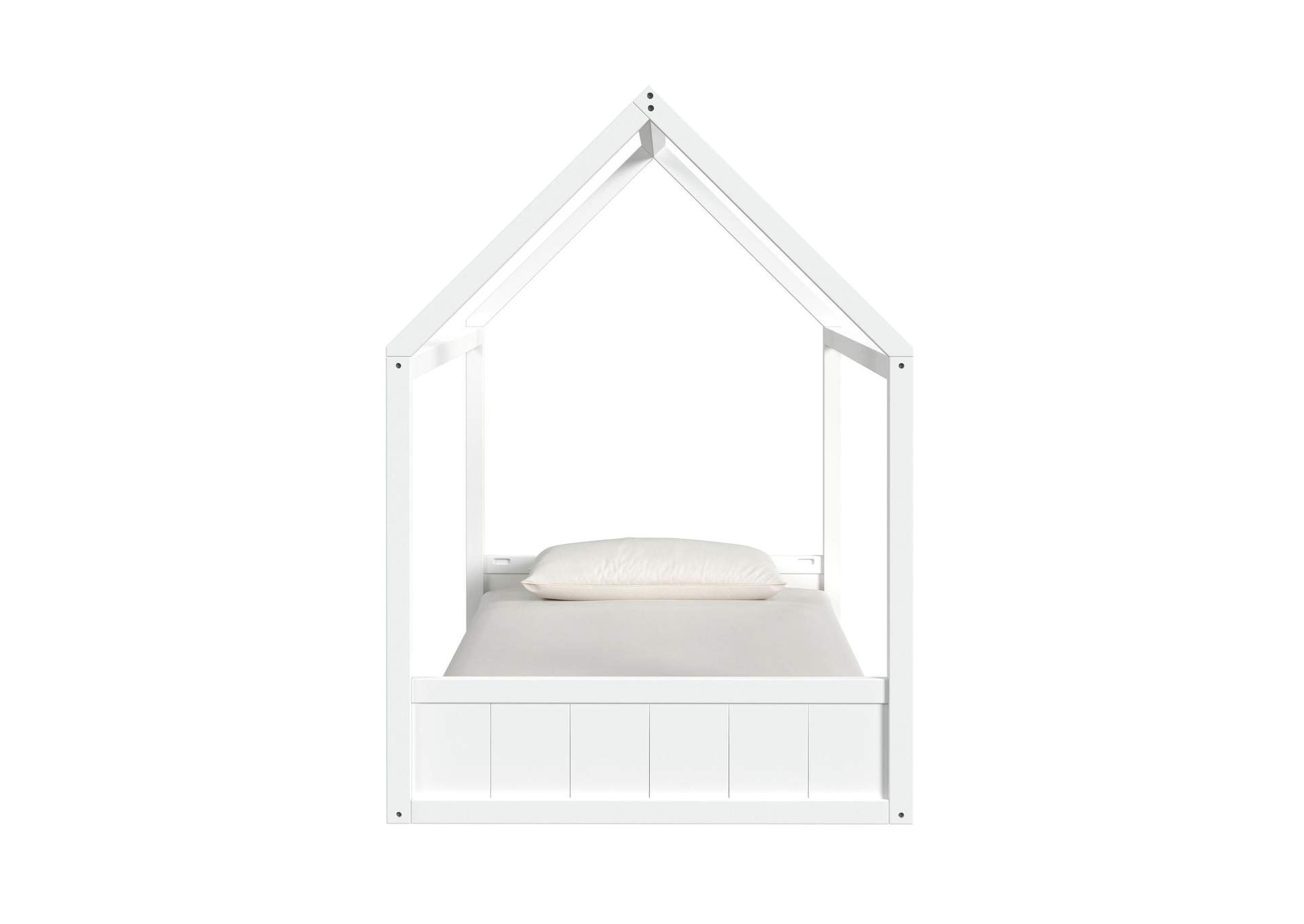 Sami Twin Montessori Bed In White image 8