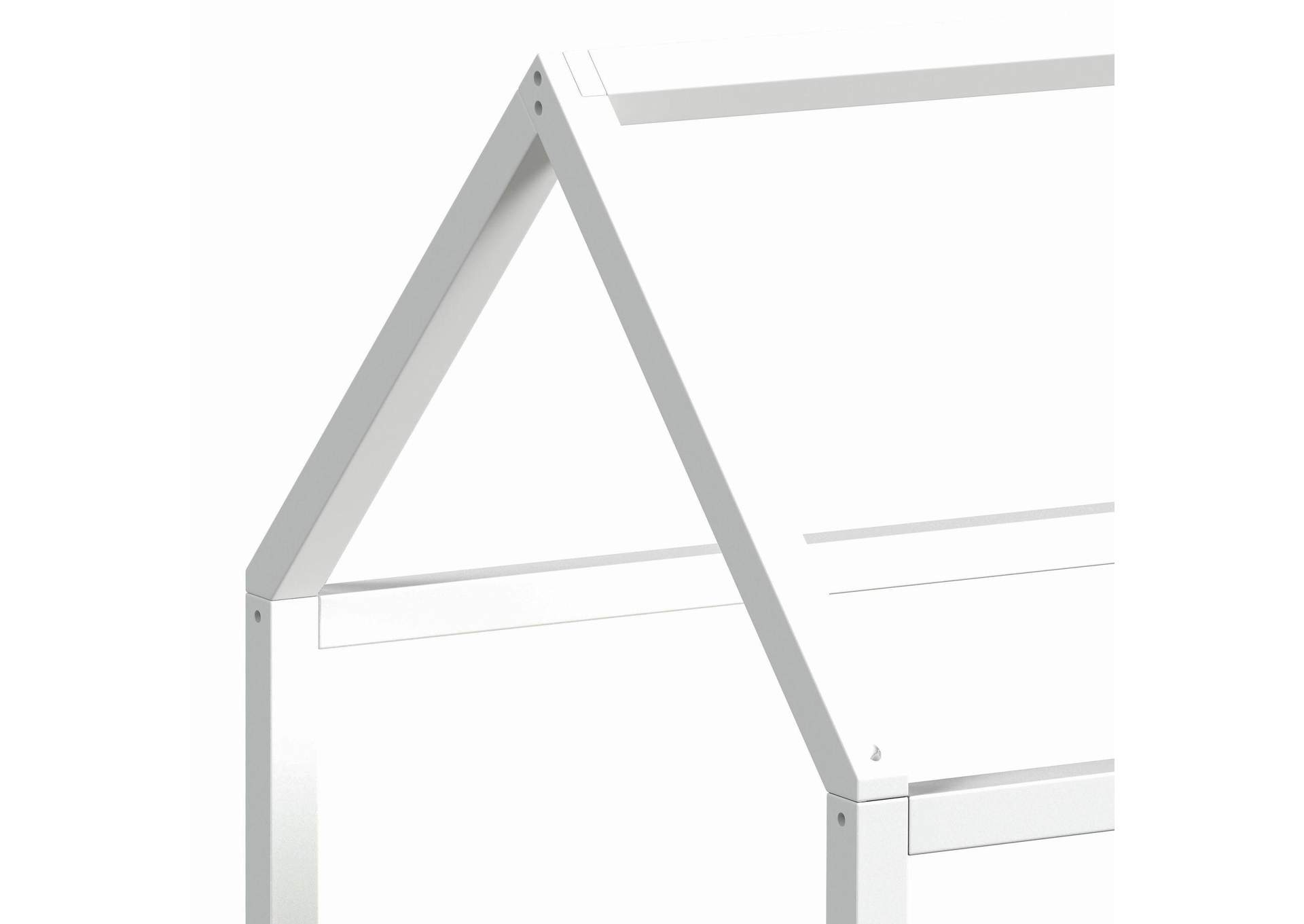Sami Twin Montessori Bed In White image 3