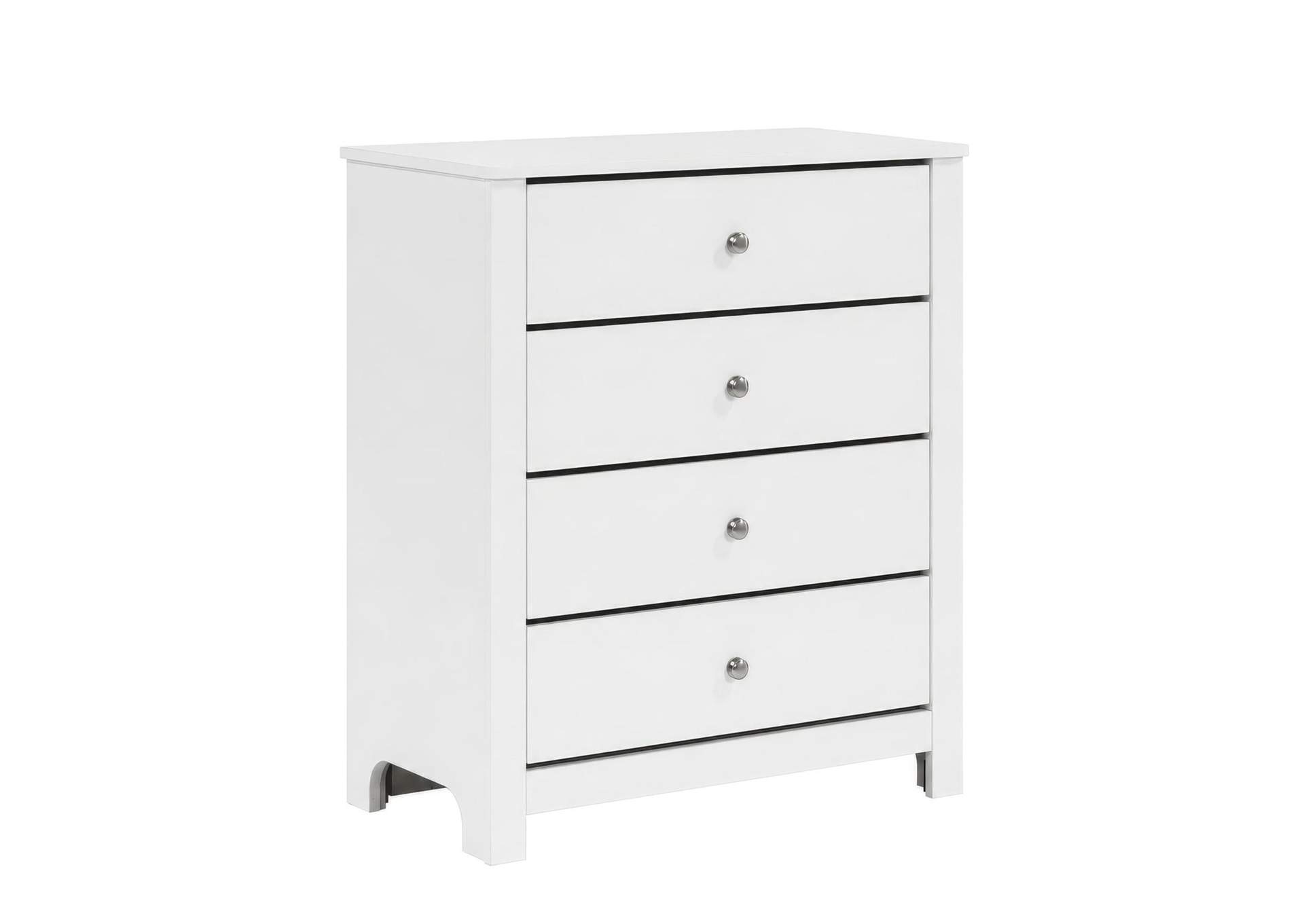 Sami Youth 4 - Drawer Chest In White image 9