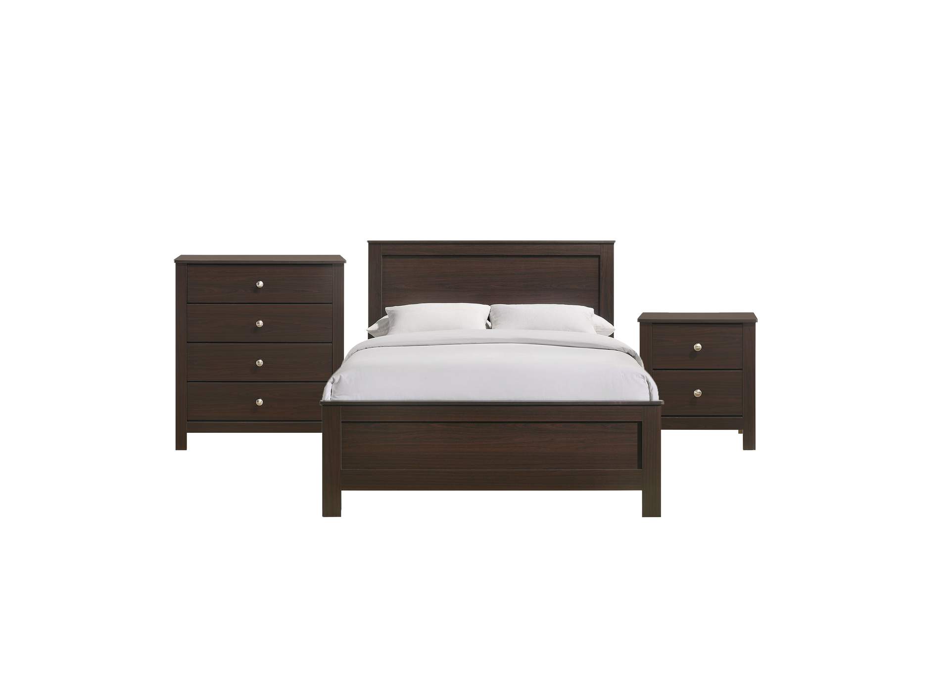 Sami Youth Full Panel 3 Piece Bedroom Set In Espresso image 15