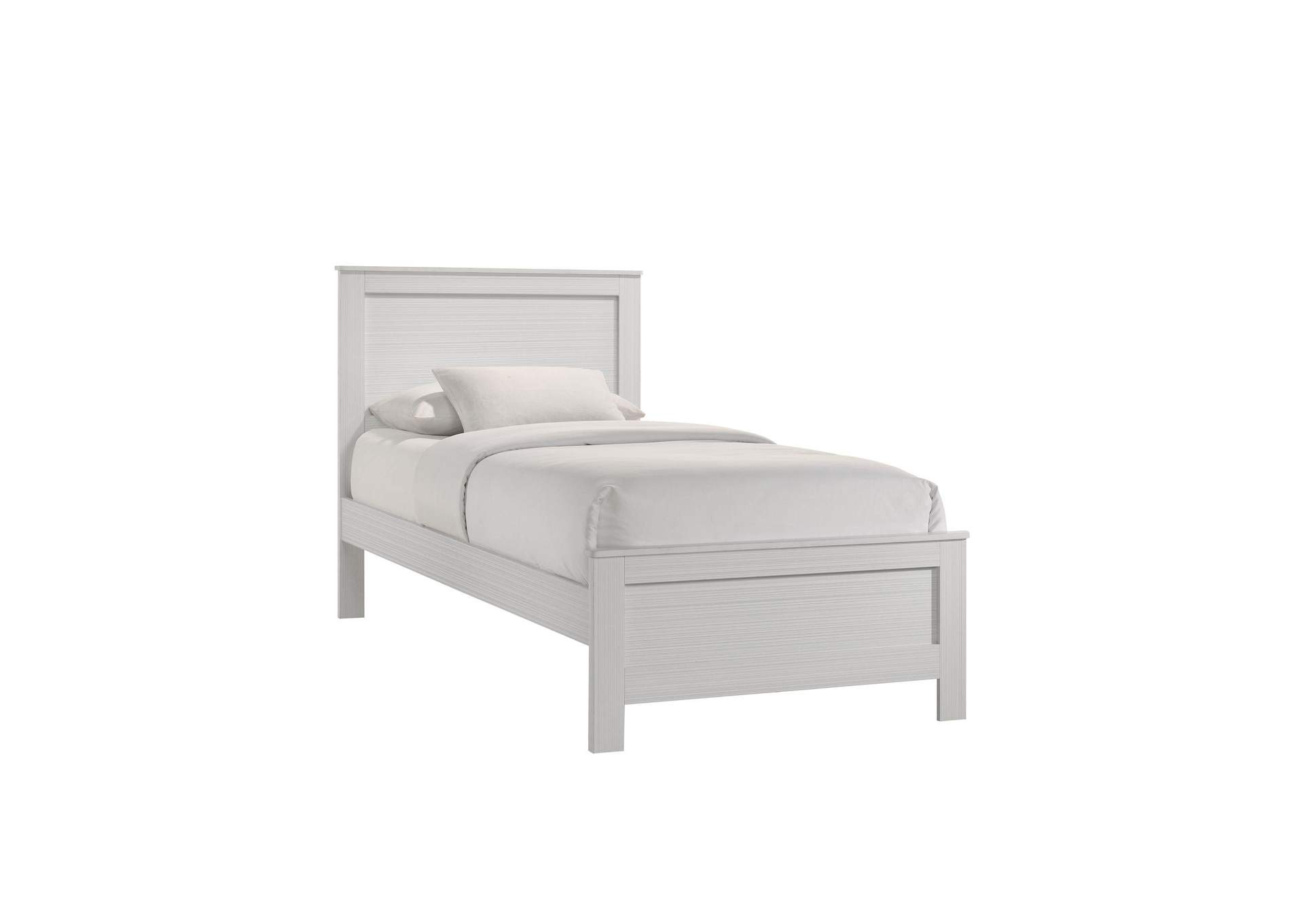Sami Youth Twin Panel Bed In White image 3