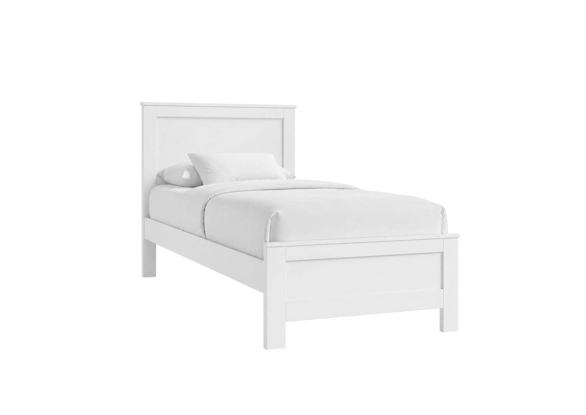 Sami Youth Twin Panel Bed In White image 8