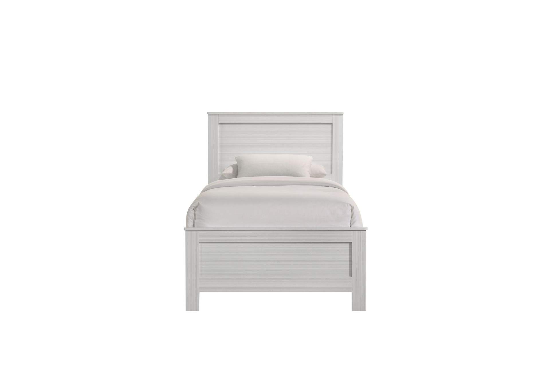 Sami Youth Twin Panel Bed In White image 4