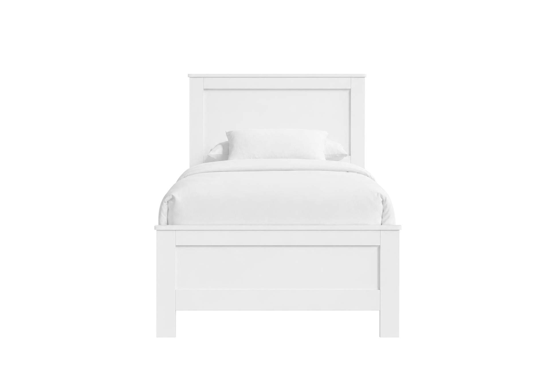 Sami Youth Twin Panel Bed In White image 9